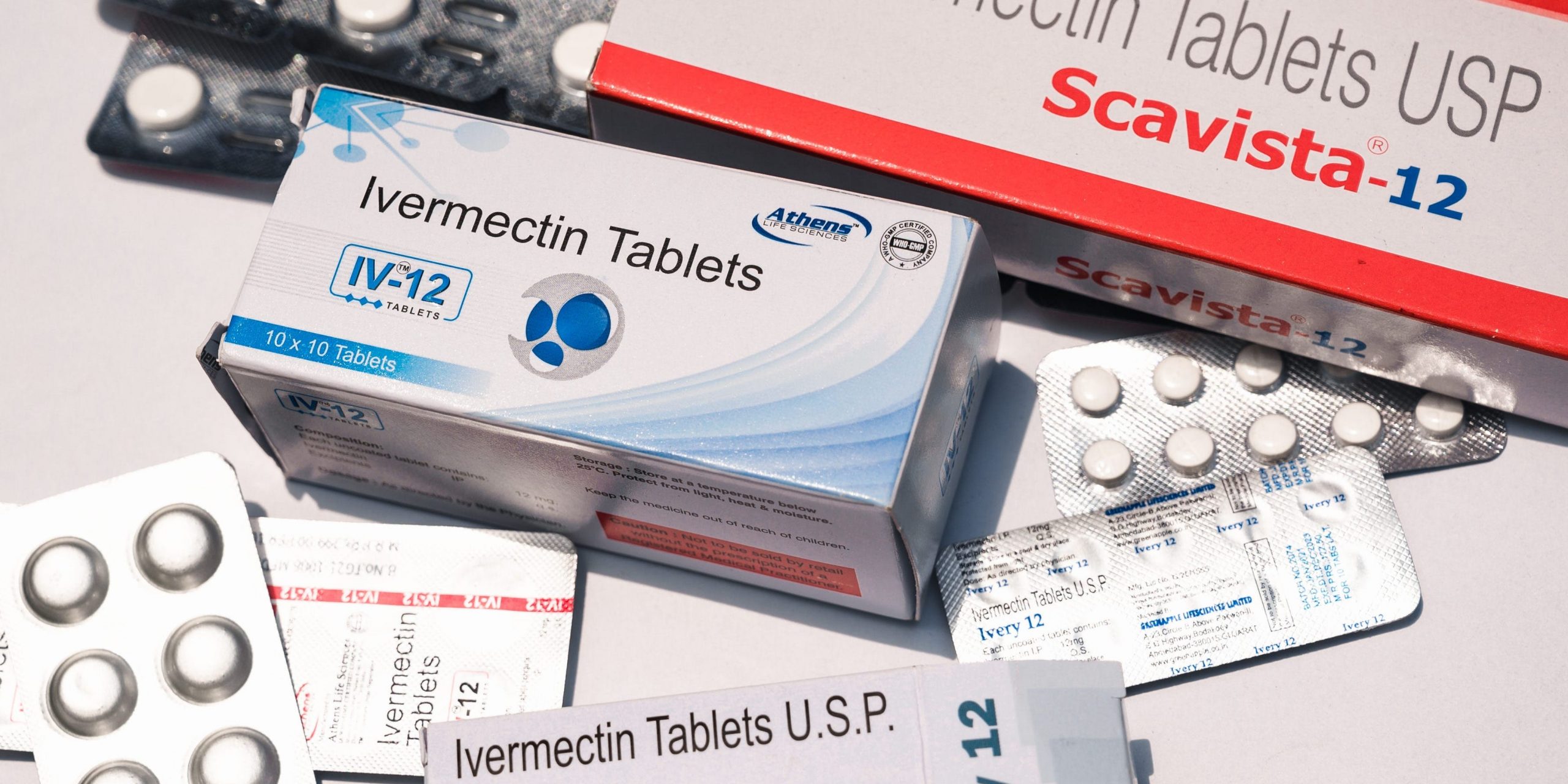 This picture shows the tablets of Ivermectin drugs in Tehatta, West Benga, India on May 19, 2021.