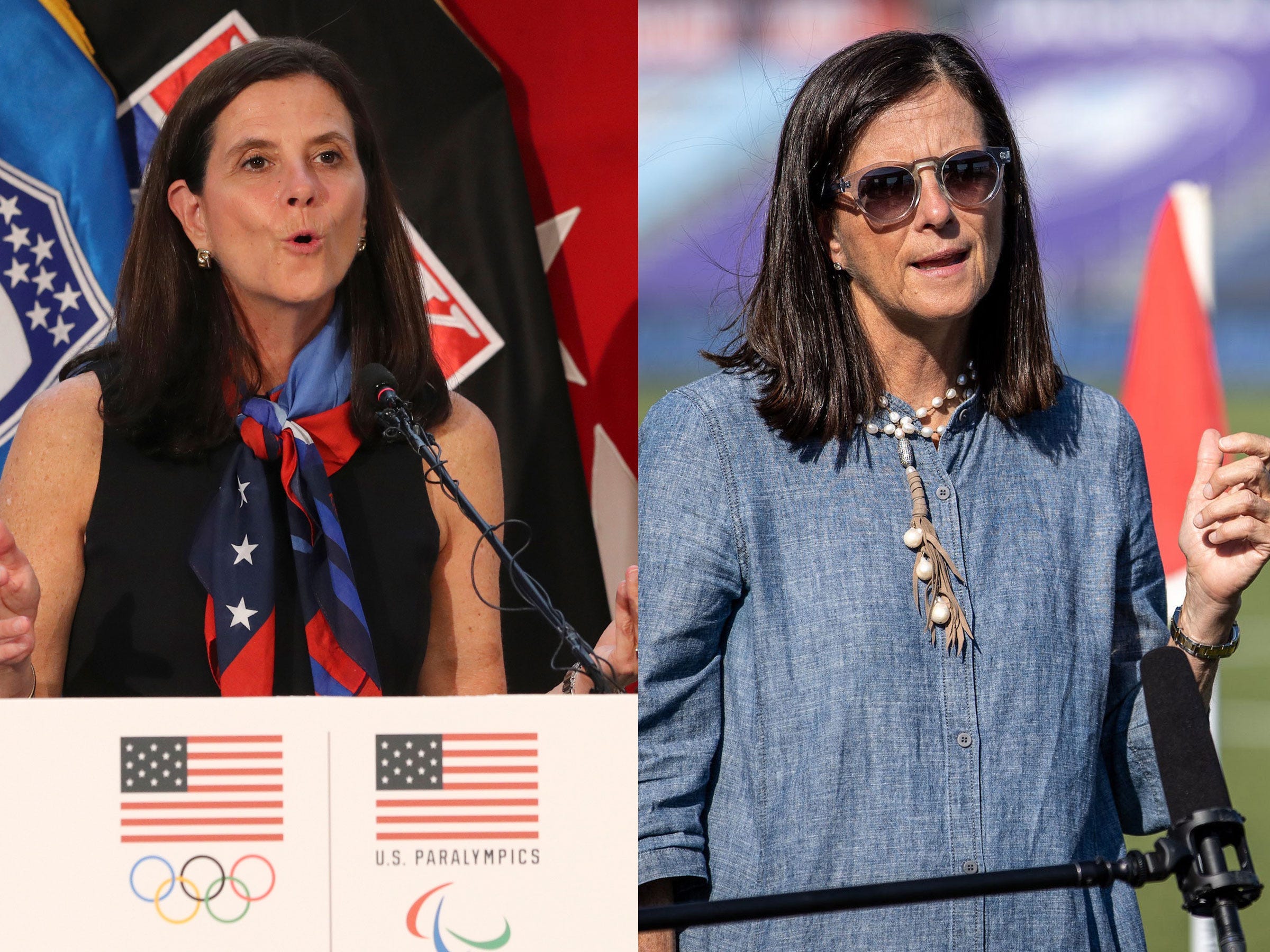 Lisa Baird was a top-ranking employee with the US Olympic Committee before becoming the NWSL's commissioner.