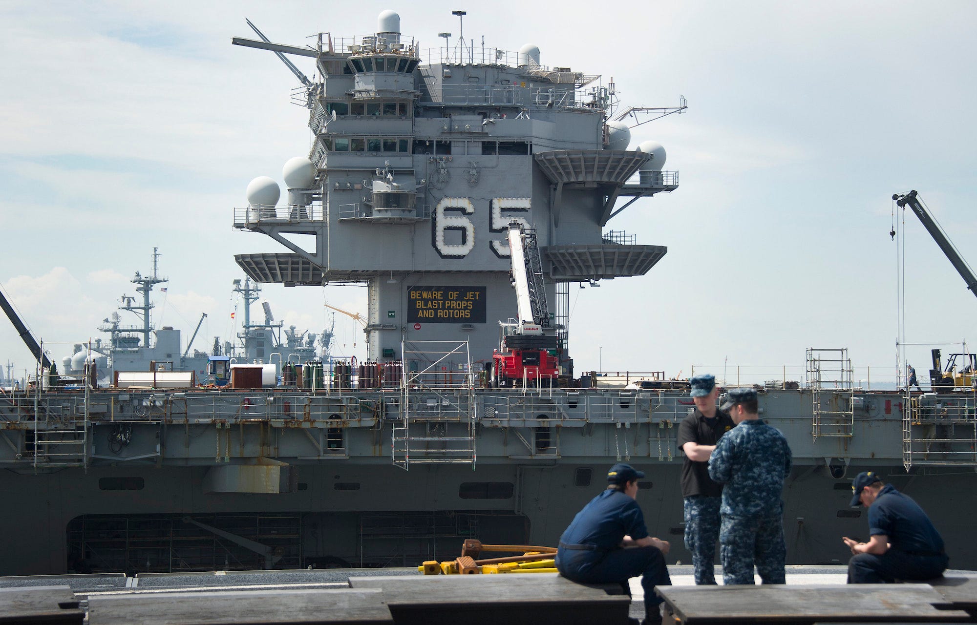 Navy aircraft carrier Enterprise