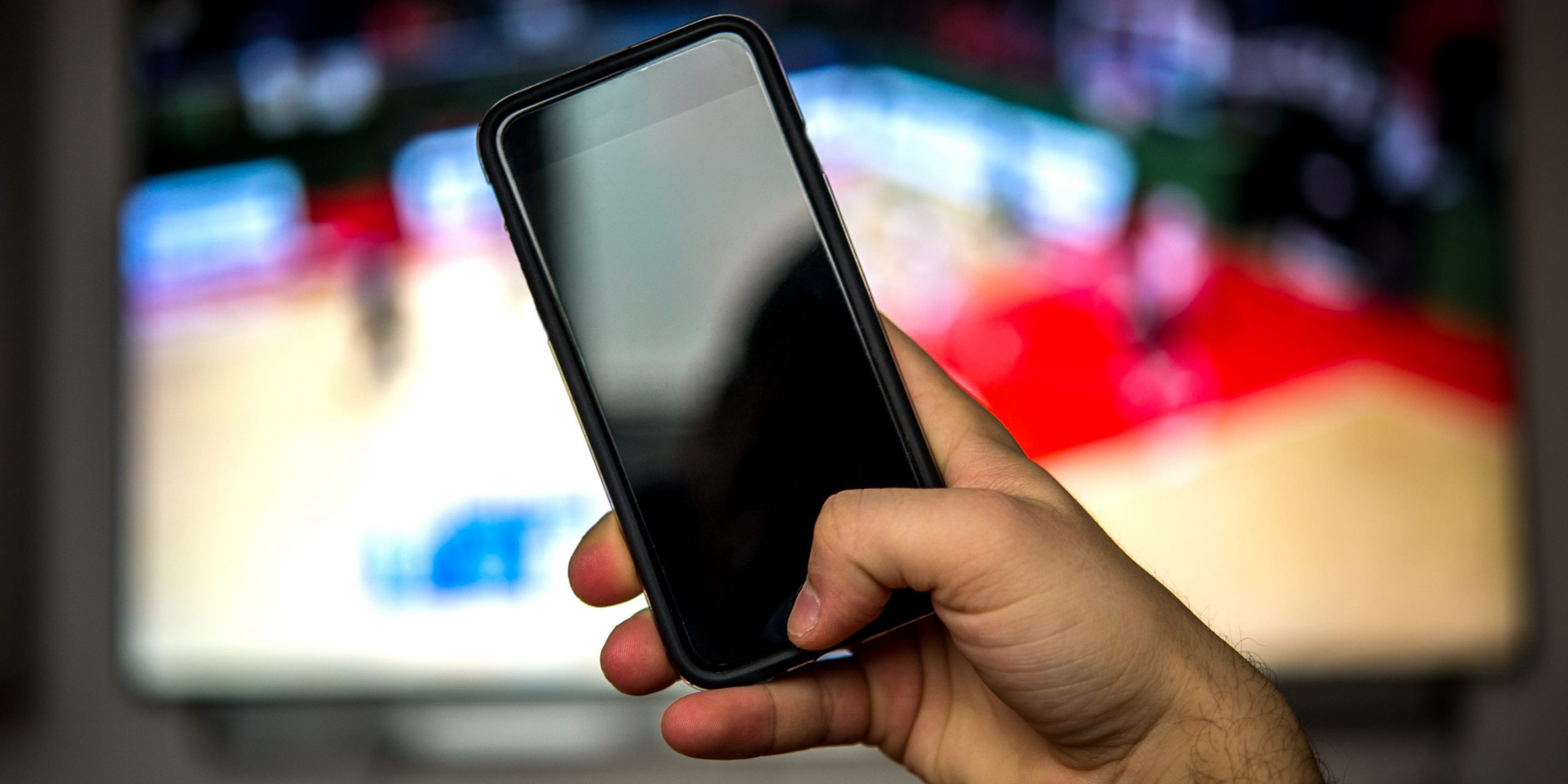 iPhone and tv