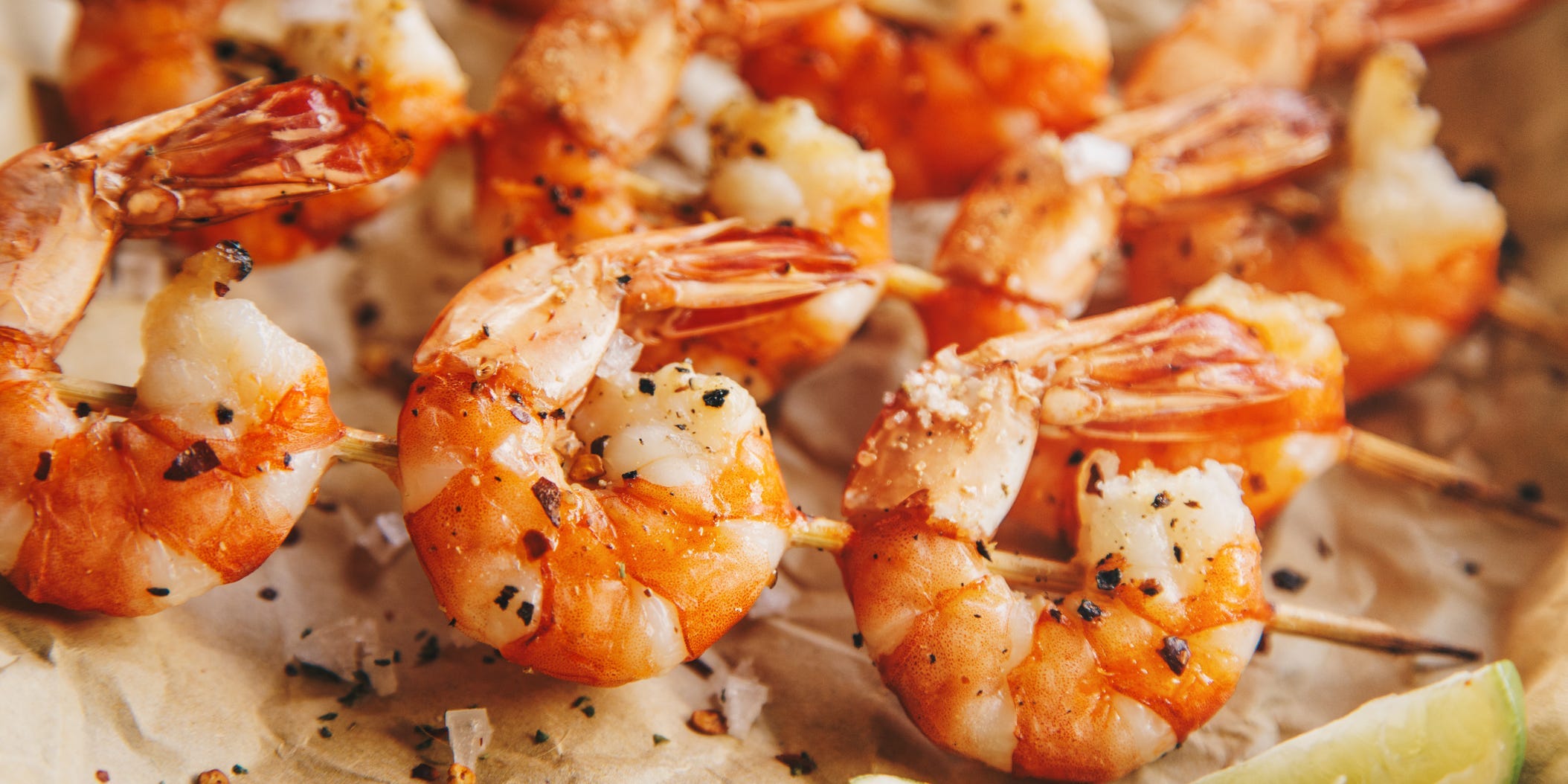 Shrimp skewers