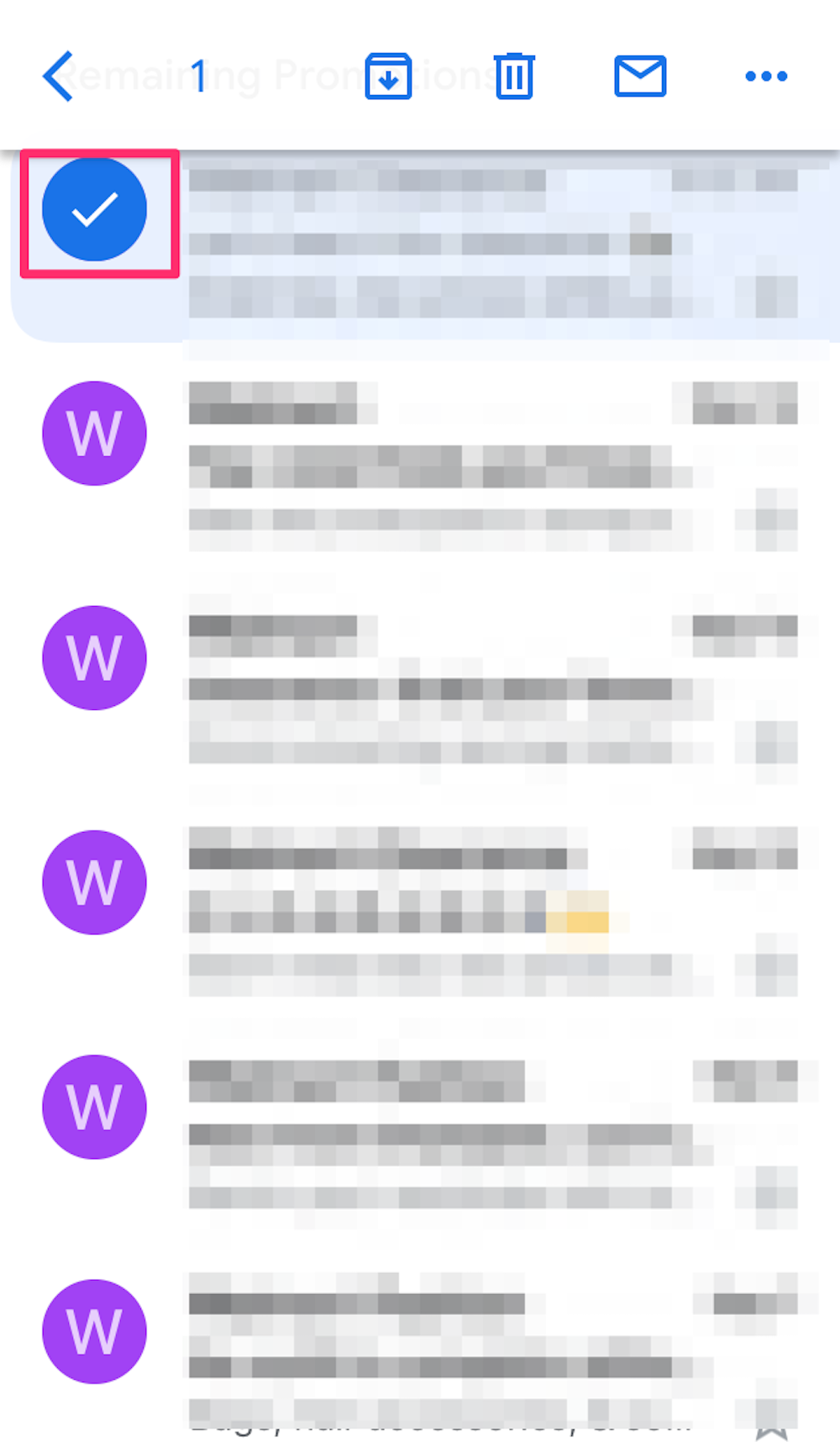 Screenshot of a selected email in the Promotions inbox of Gmail