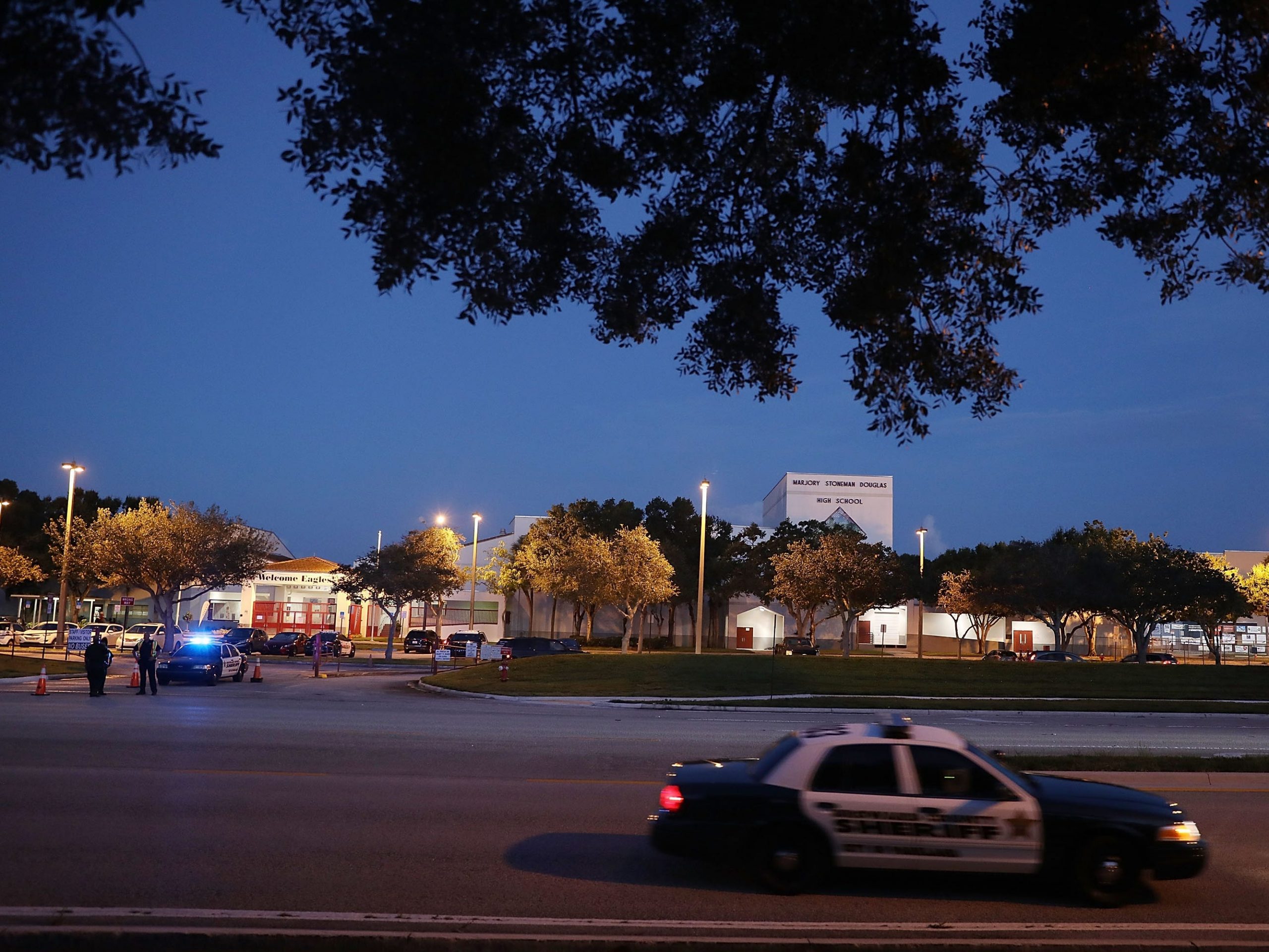 First Day Of School For Students At Marjory Stoneman Douglas High School, Scene Of February Mass Shooting That Killed 17