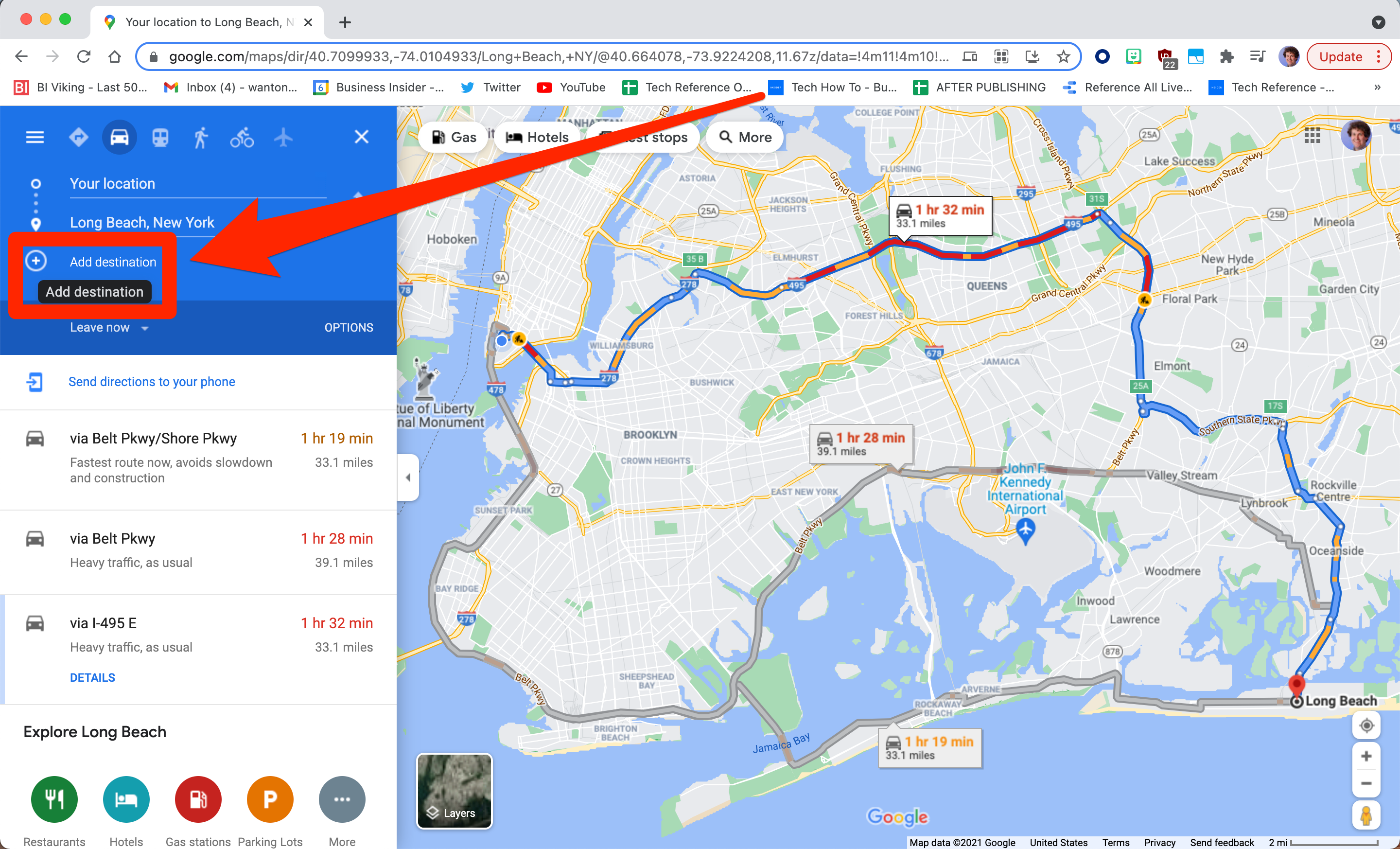 how-to-change-the-route-on-google-maps-on-pc-or-mac-6-steps