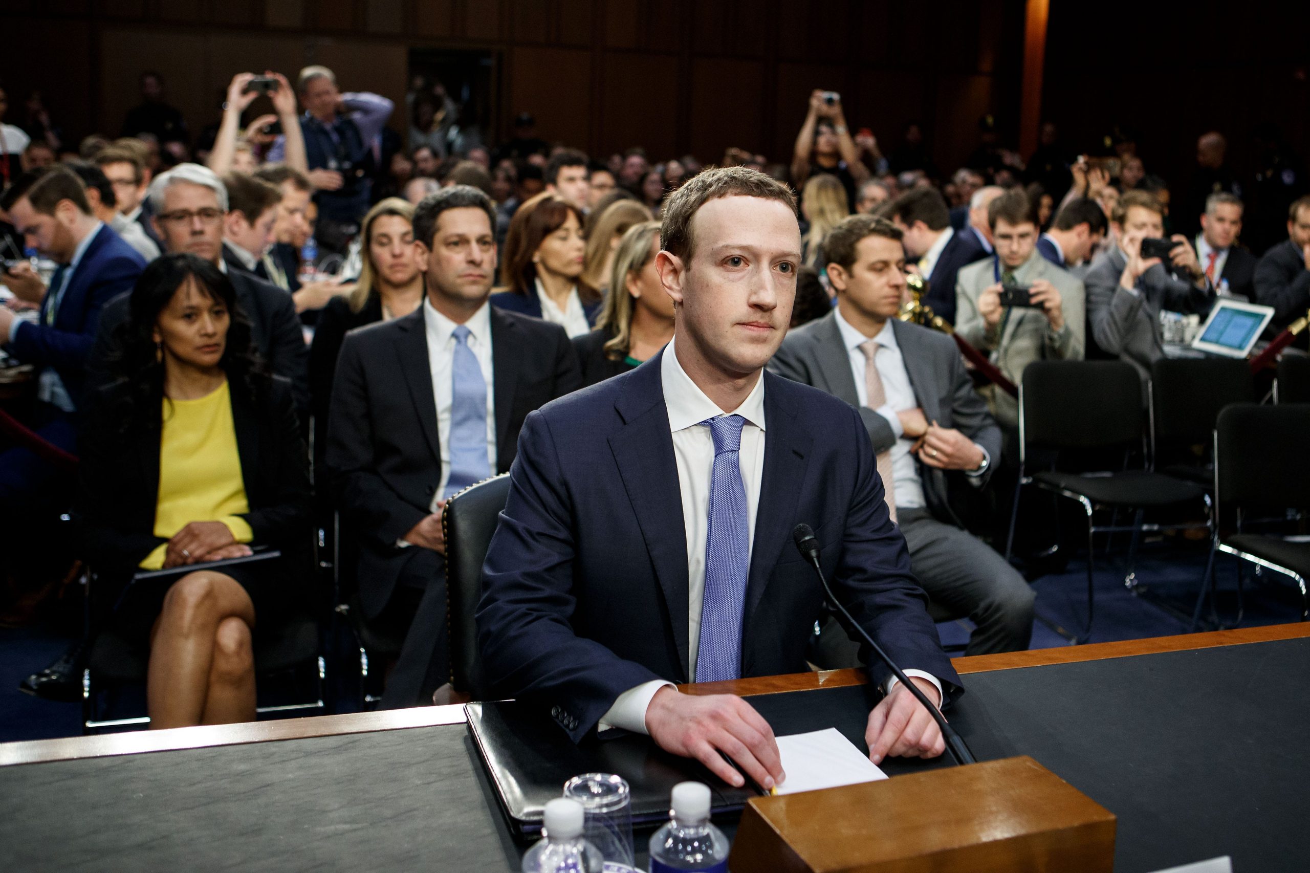 Mark Zuckerberg at a Congressional Hearing