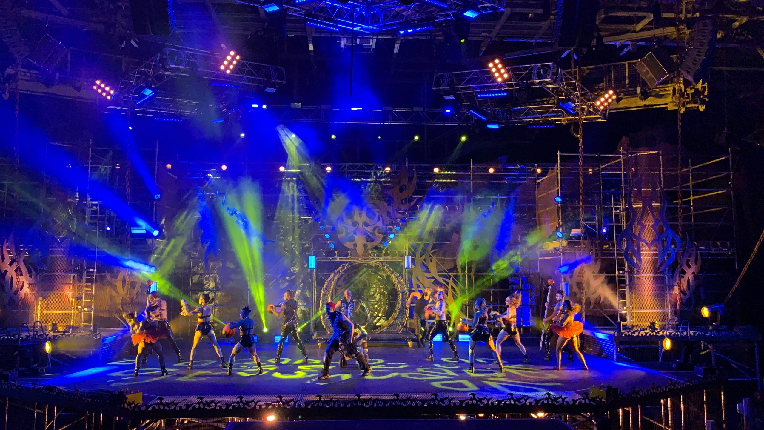 One of the live stage shows at Halloween Horror Nights.