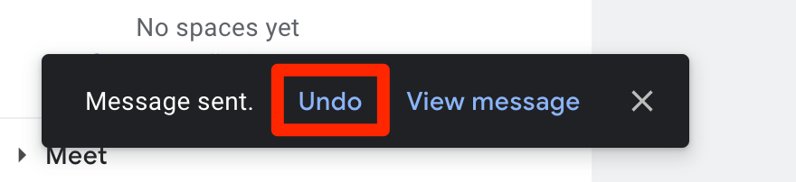 unsend email in gmail - undo option on desktop