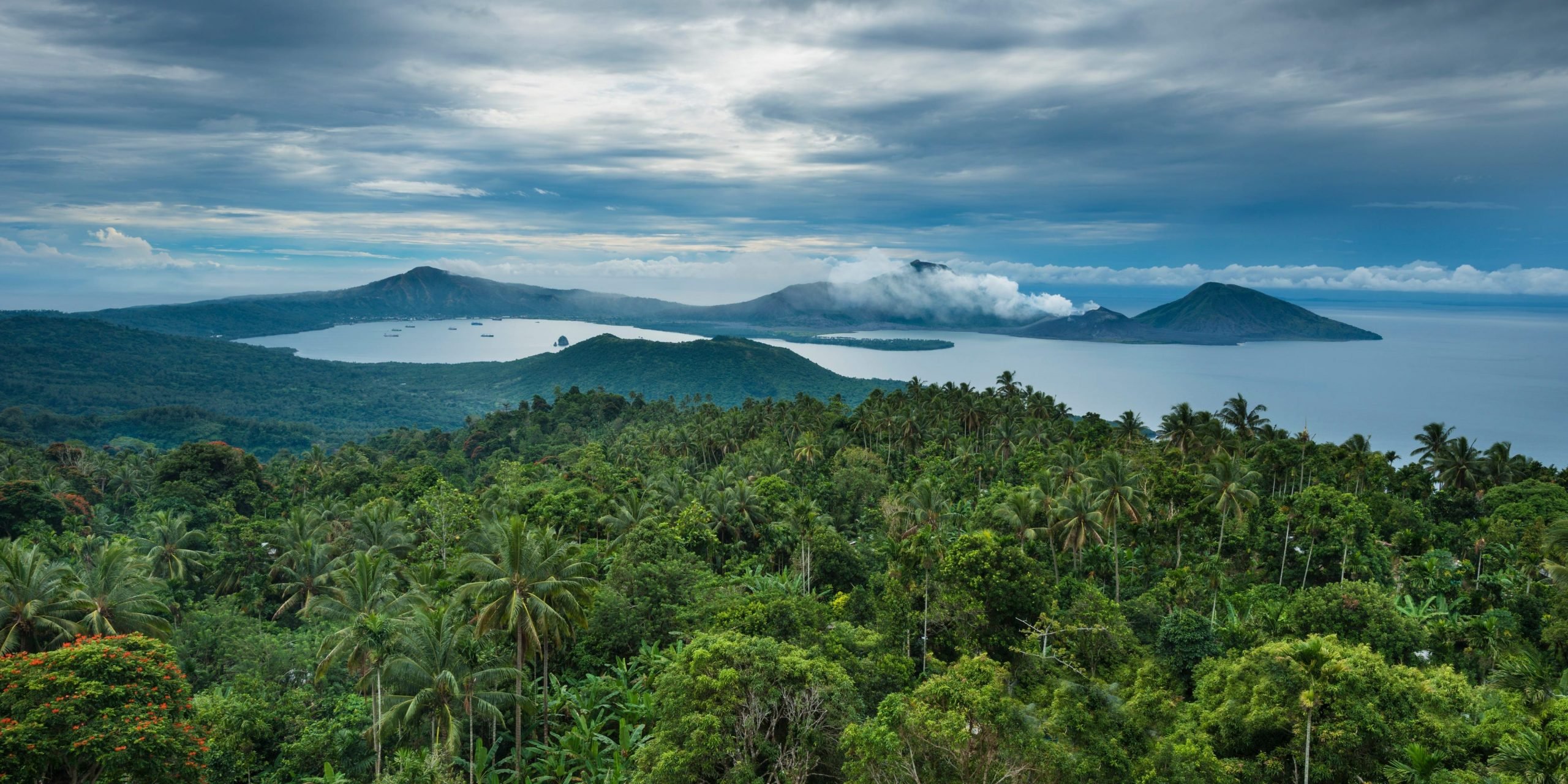 East New Britain province, Papua New Guinea, where the two men were found after being stranded for 29 days.