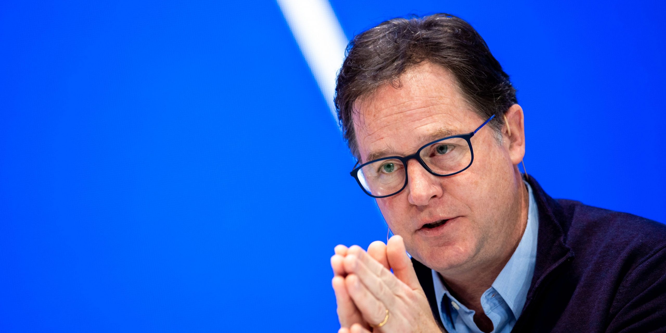 20 January 2020, Bavaria, Munich: Nick Clegg, Head of Policy at Facebook, speaks on stage during the DLD (Digital Life Design) innovation conference. Clegg has defended the decision to stick to advertising with political content, unlike Twitter and Google.