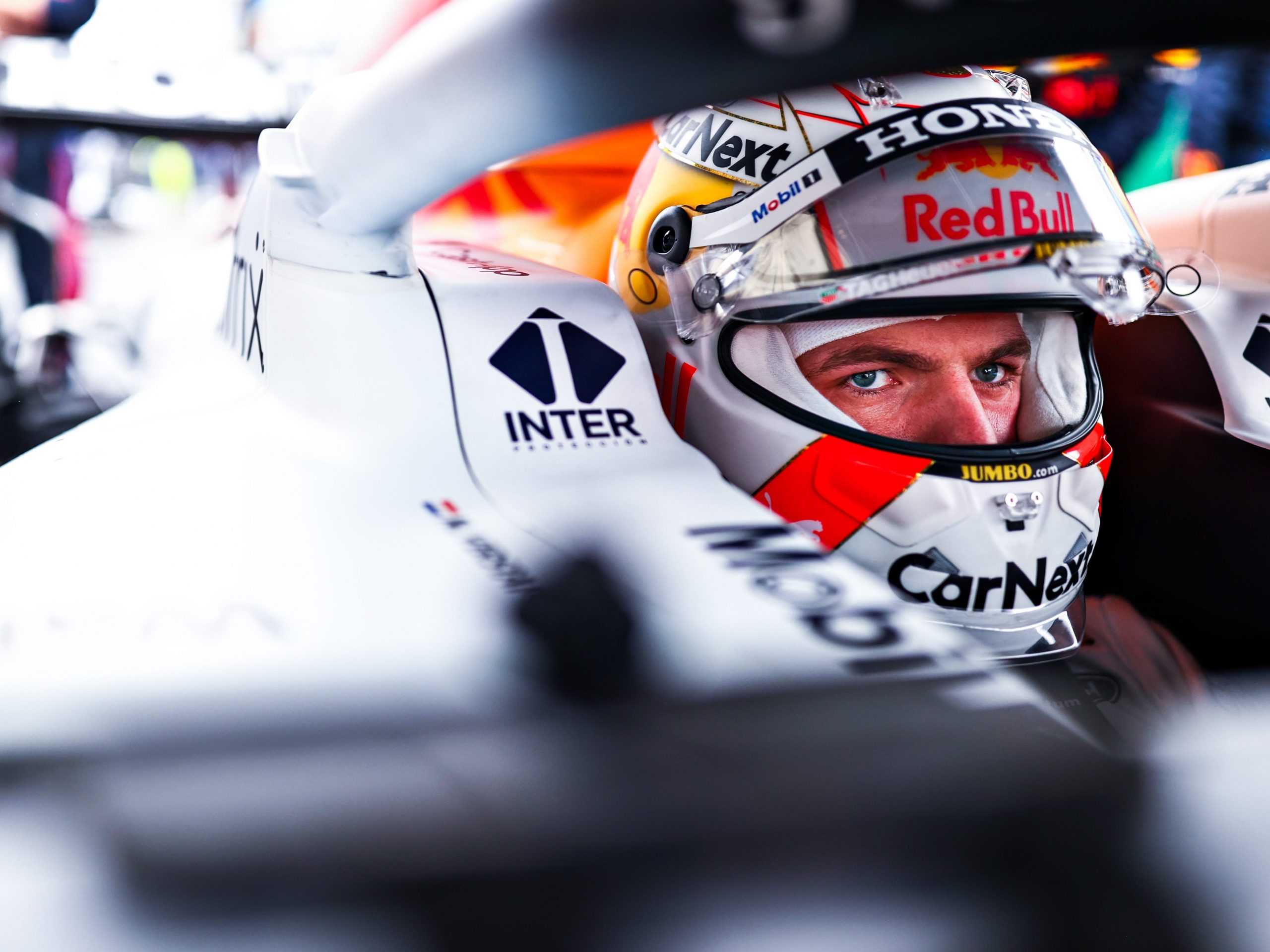 Max Verstappen of Netherlands and Red Bull Racing prepares to drive on the grid during the F1 Grand Prix of Turkey