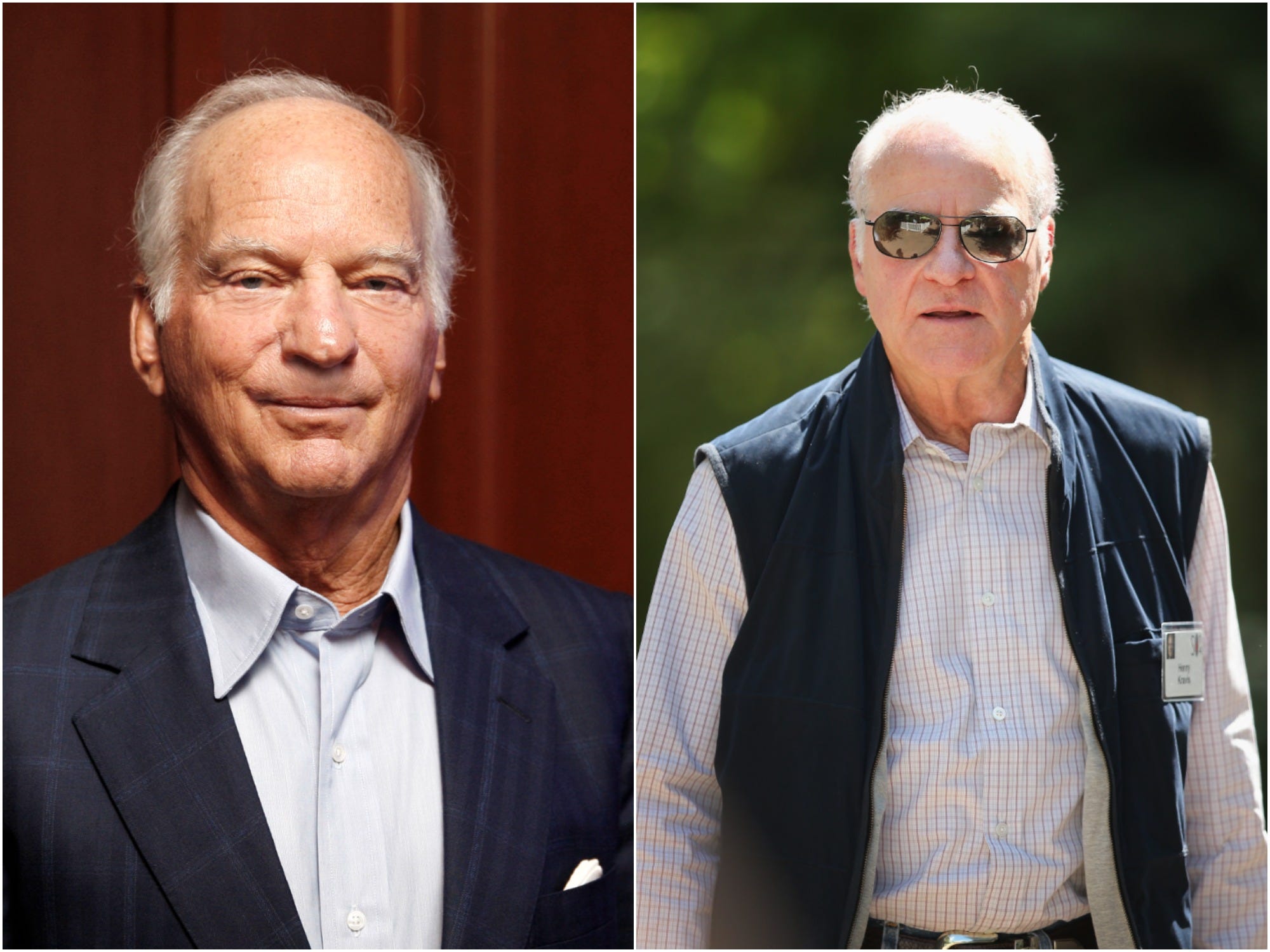 KKR co-founders Henry Kravis and George Roberts