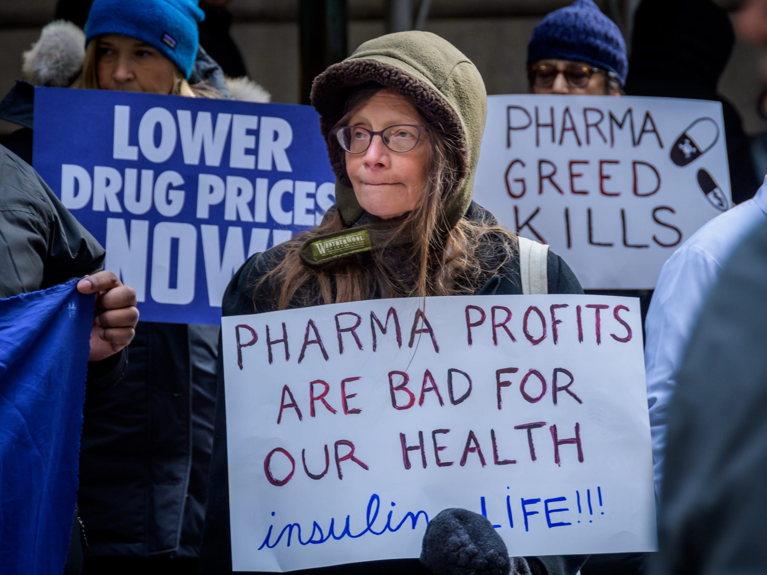 pharma protest insulin