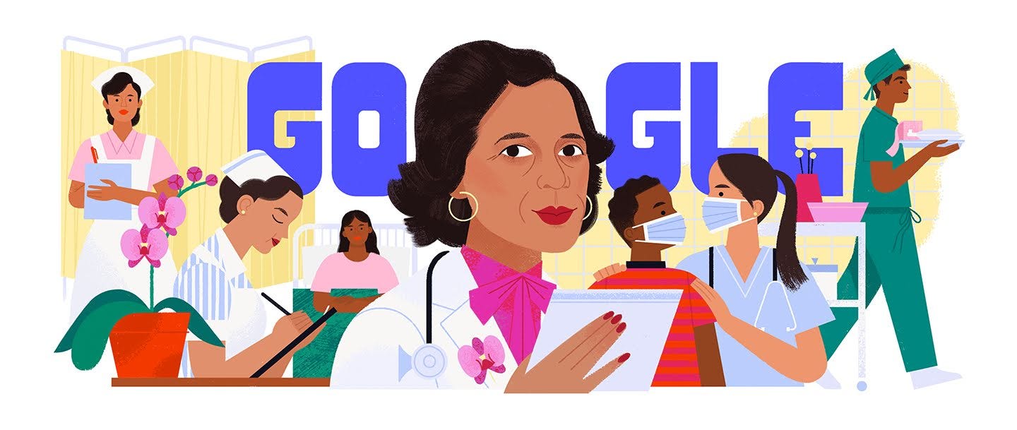 A Google Doodle celebrating Hispanic Heritage Month