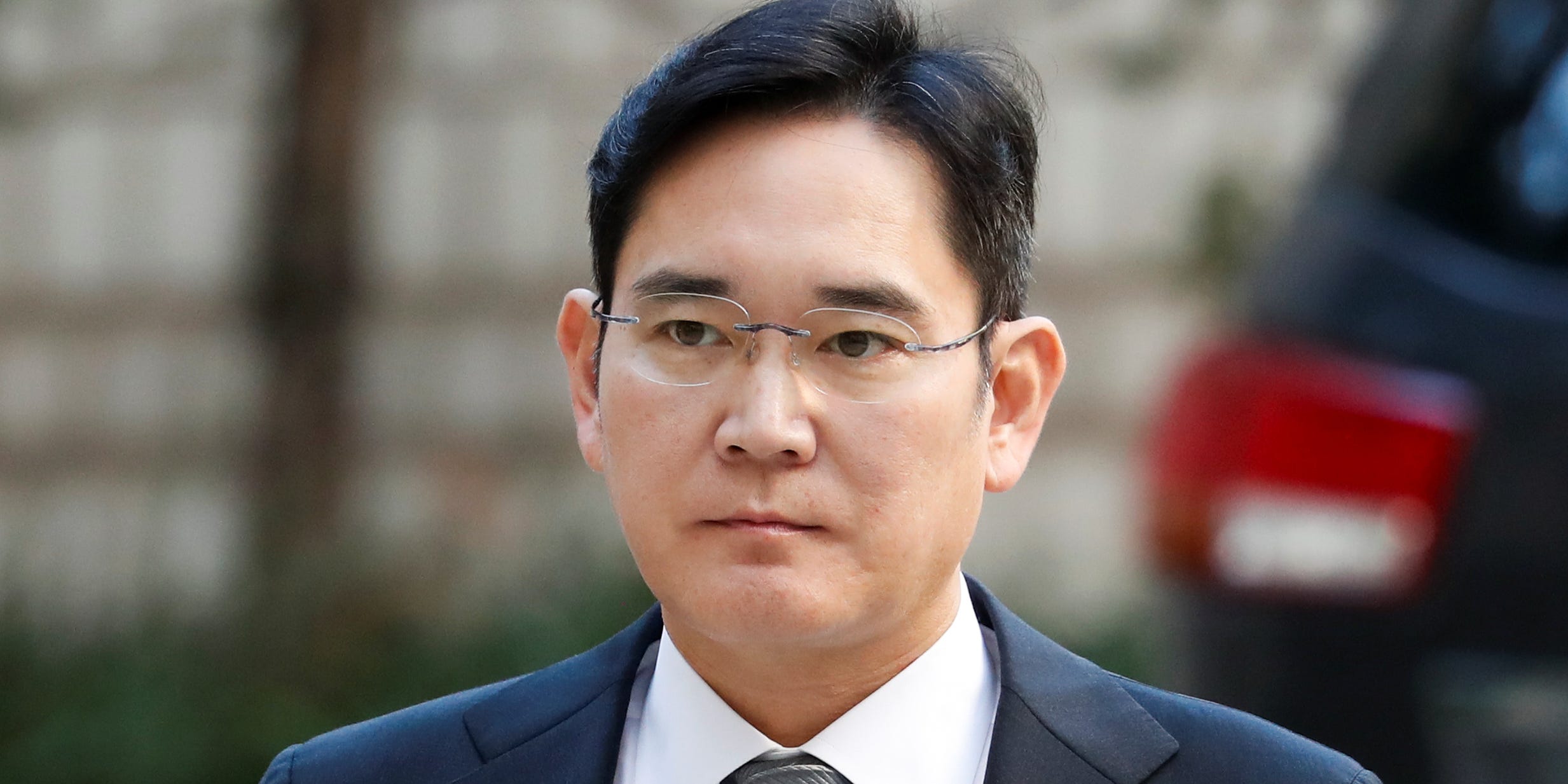 FILE PHOTO: Samsung Electronics Vice Chairman, Jay Y. Lee, arrives at Seoul high court in Seoul, South Korea, October 25, 2019.    REUTERS/Kim Hong-Ji
