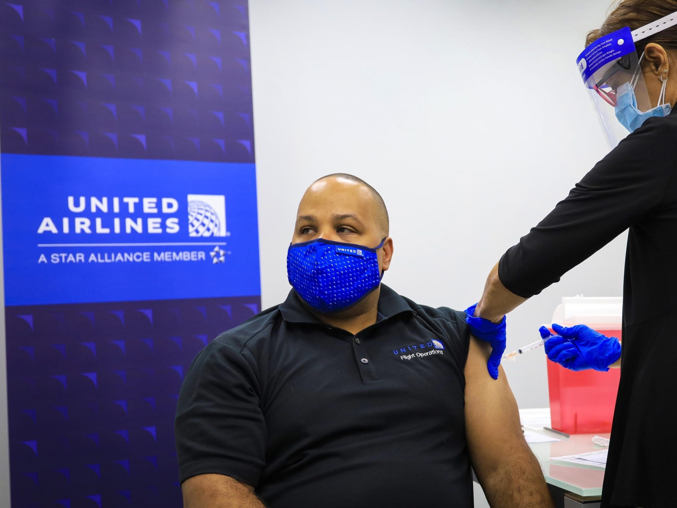 United Airlines vaccine