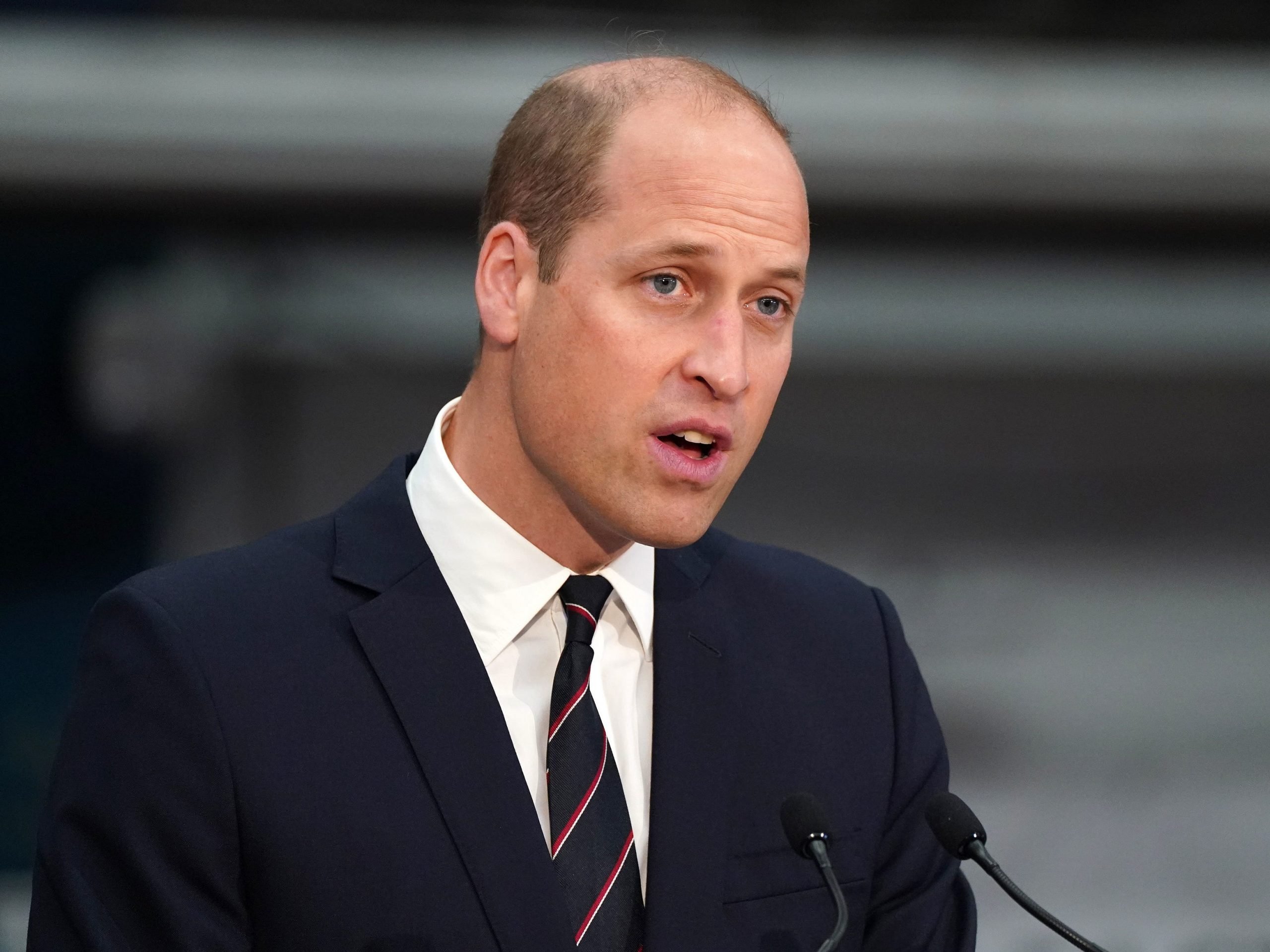 Prince William talks