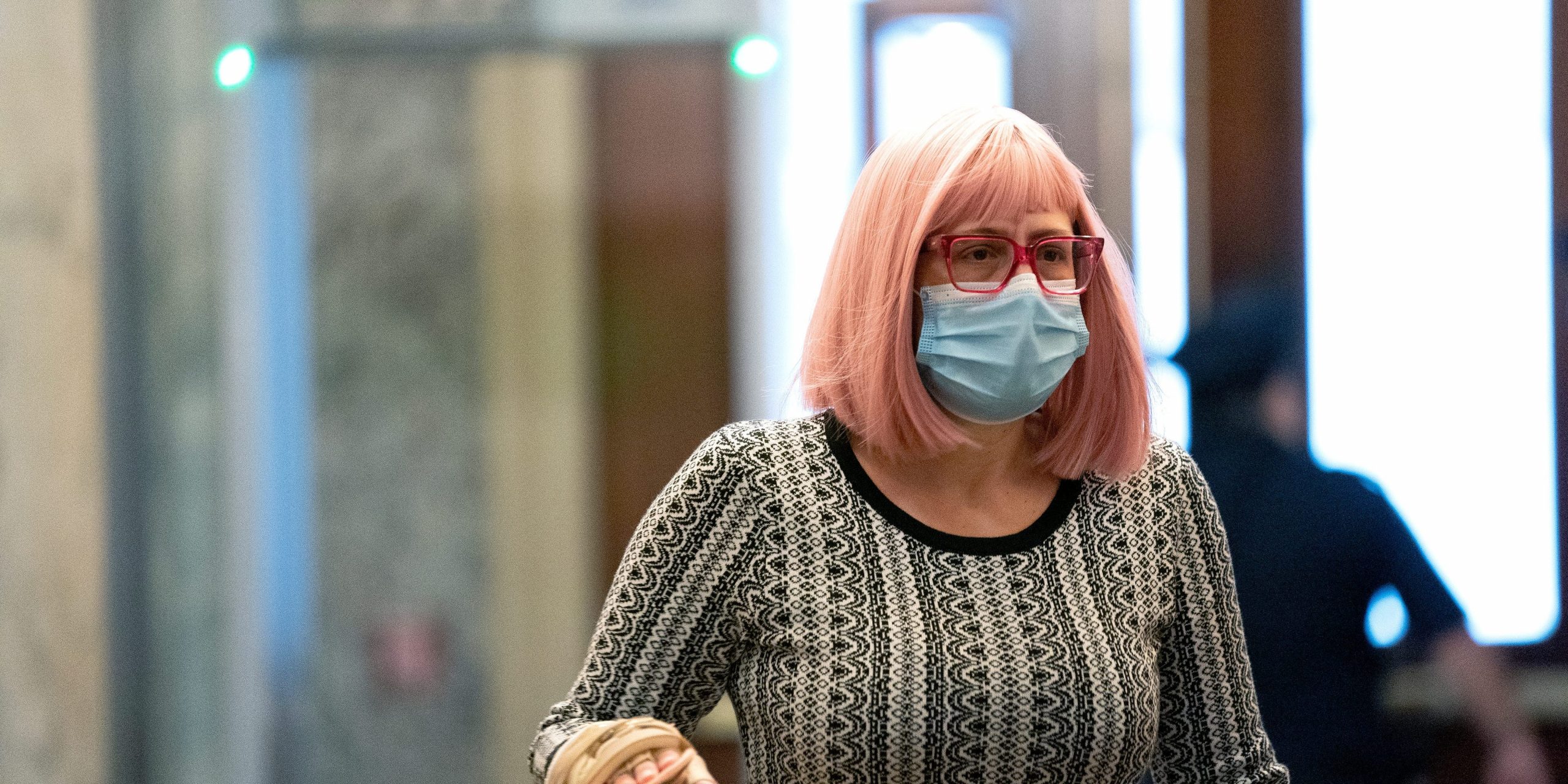 Democratic Sen. Kyrsten Sinema of Arizona at the US Capitol on December 11, 2020.