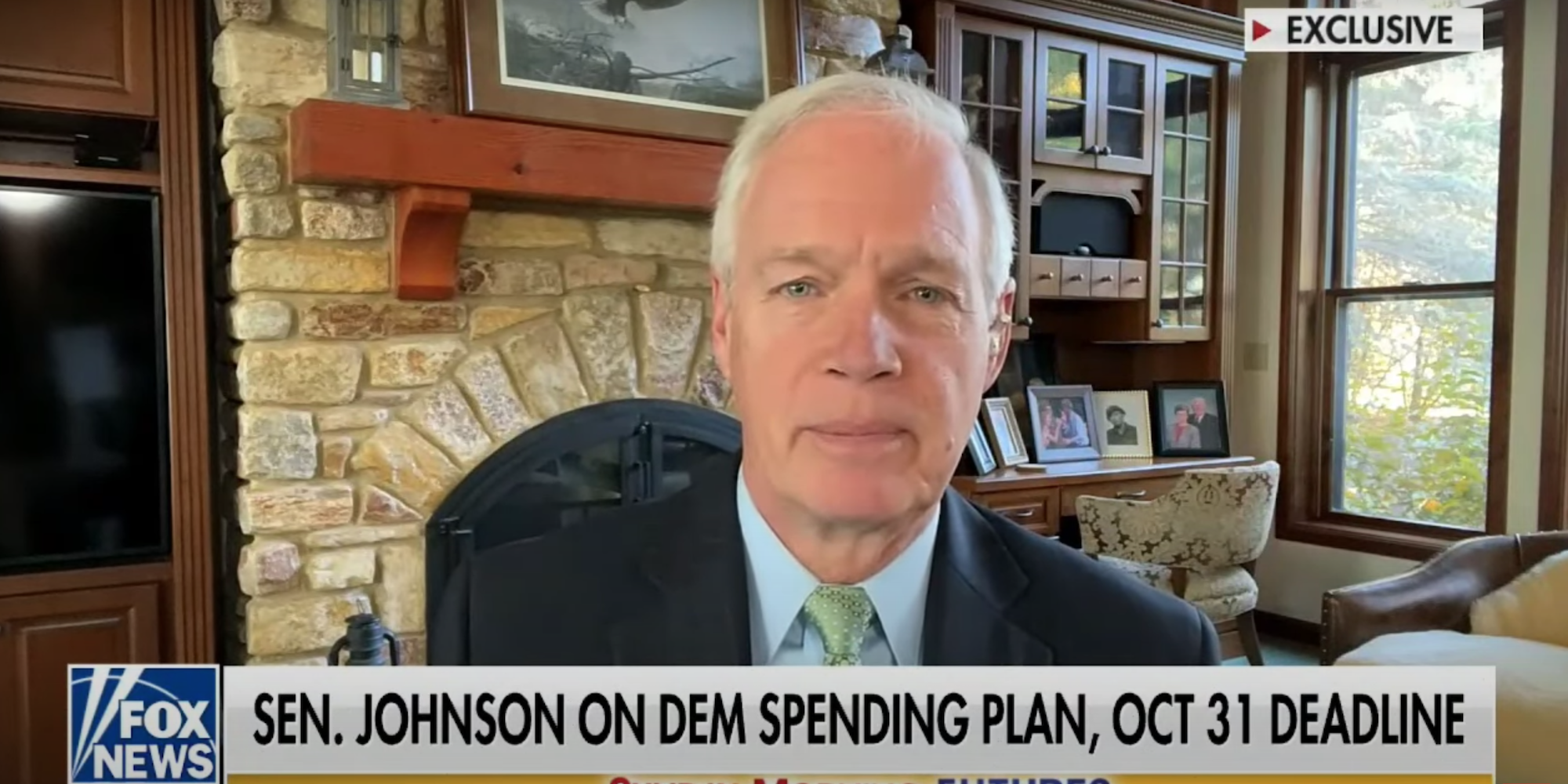 Sen. Ron Johnson on Fox News on Sunday.