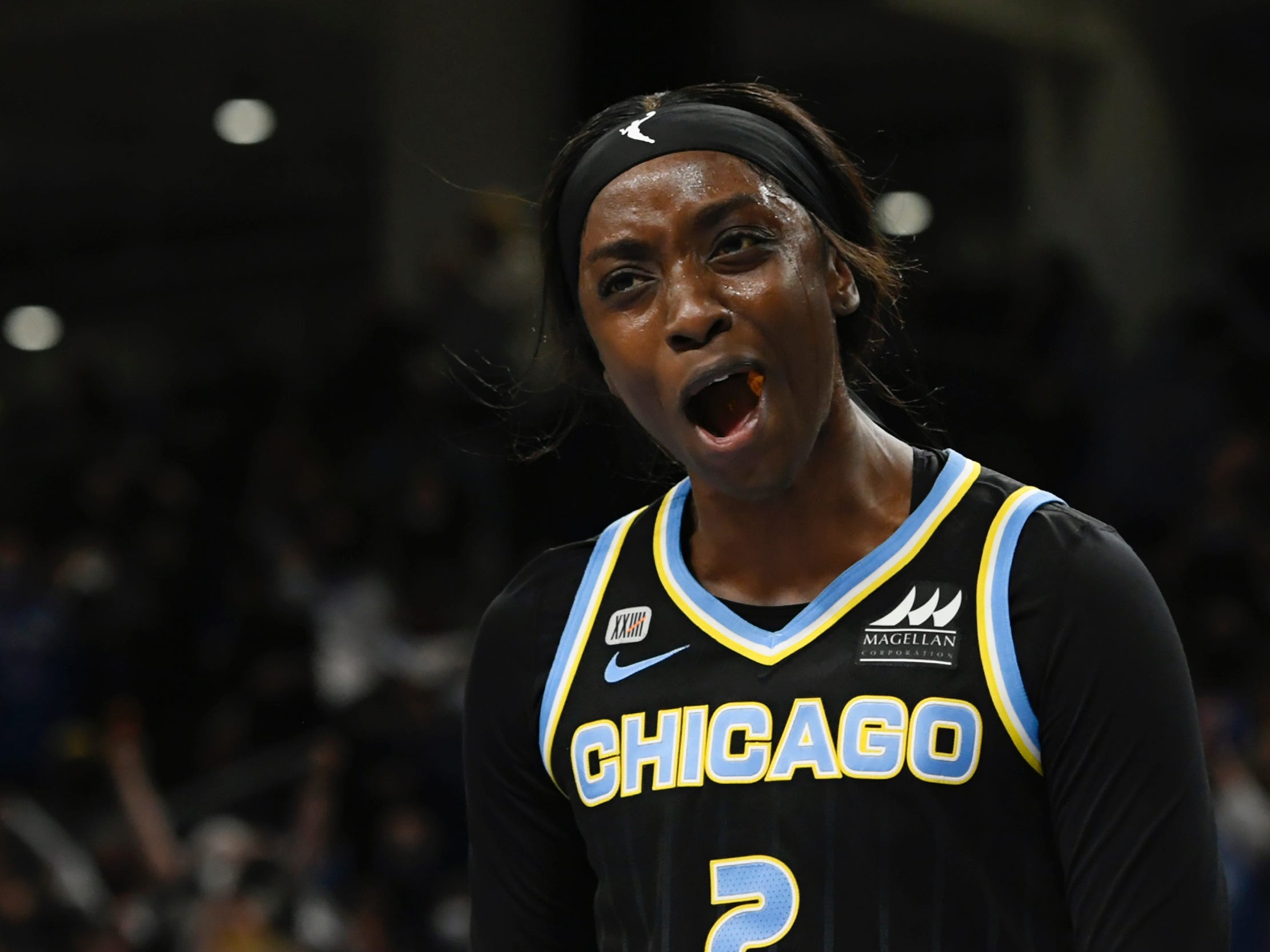 The WNBA Finals MVP dropped an Fbomb on live television following the