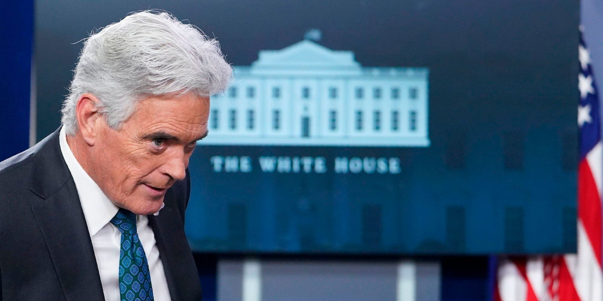 Fox News reporter John Roberts in the Brady Briefing Room of the White House in Washington, DC on January 28, 2019.