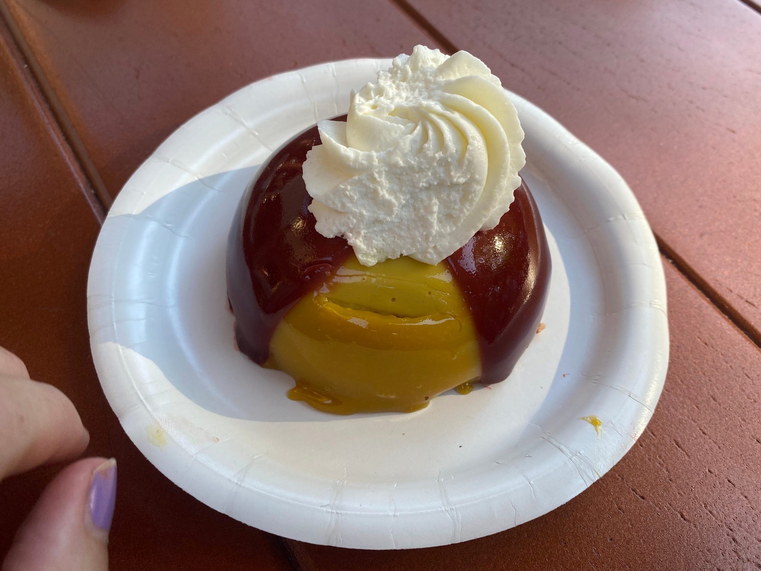 mr toad dome cake without the decoration disney world