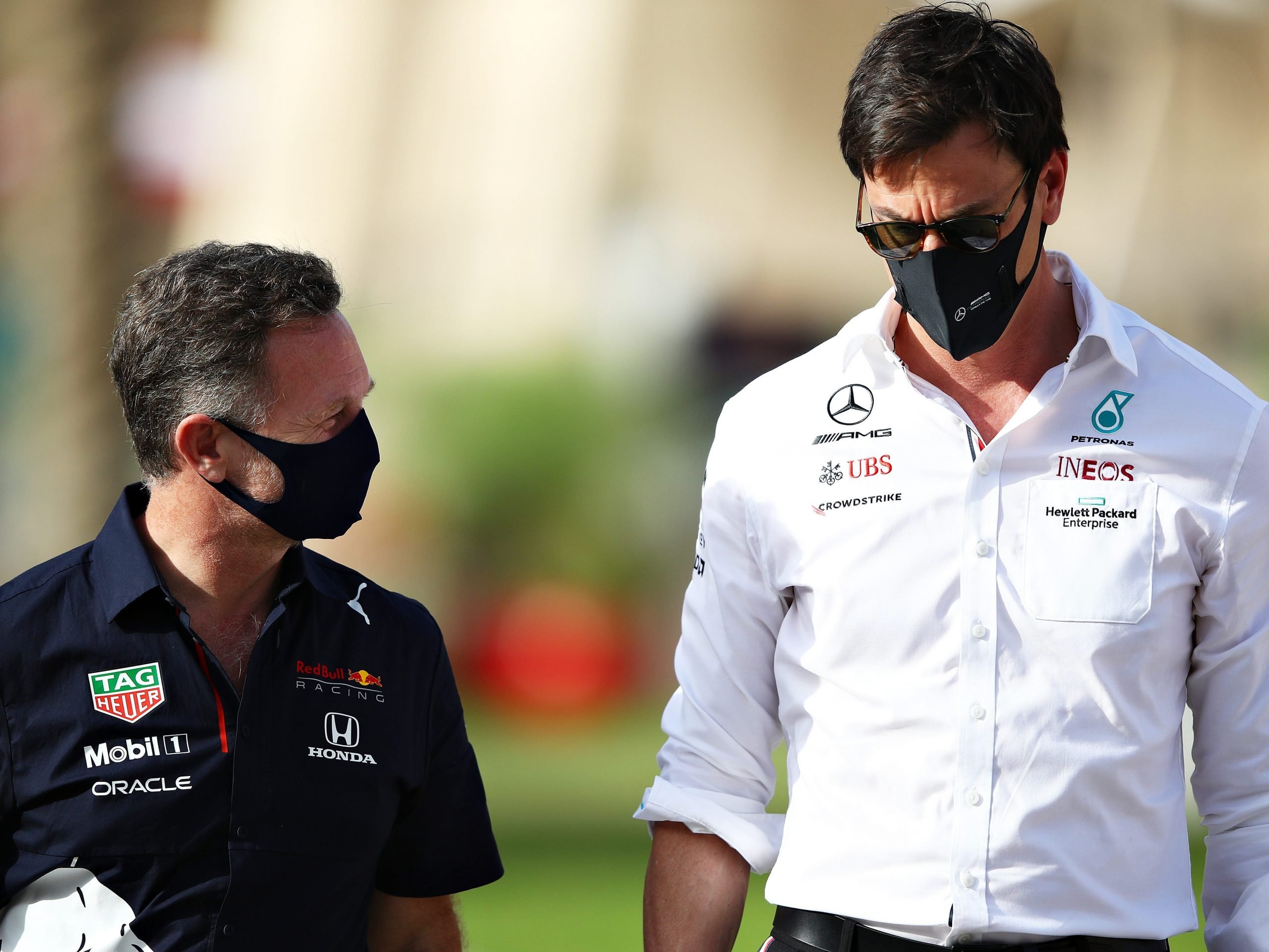 Christian Horner and Toto Wolff