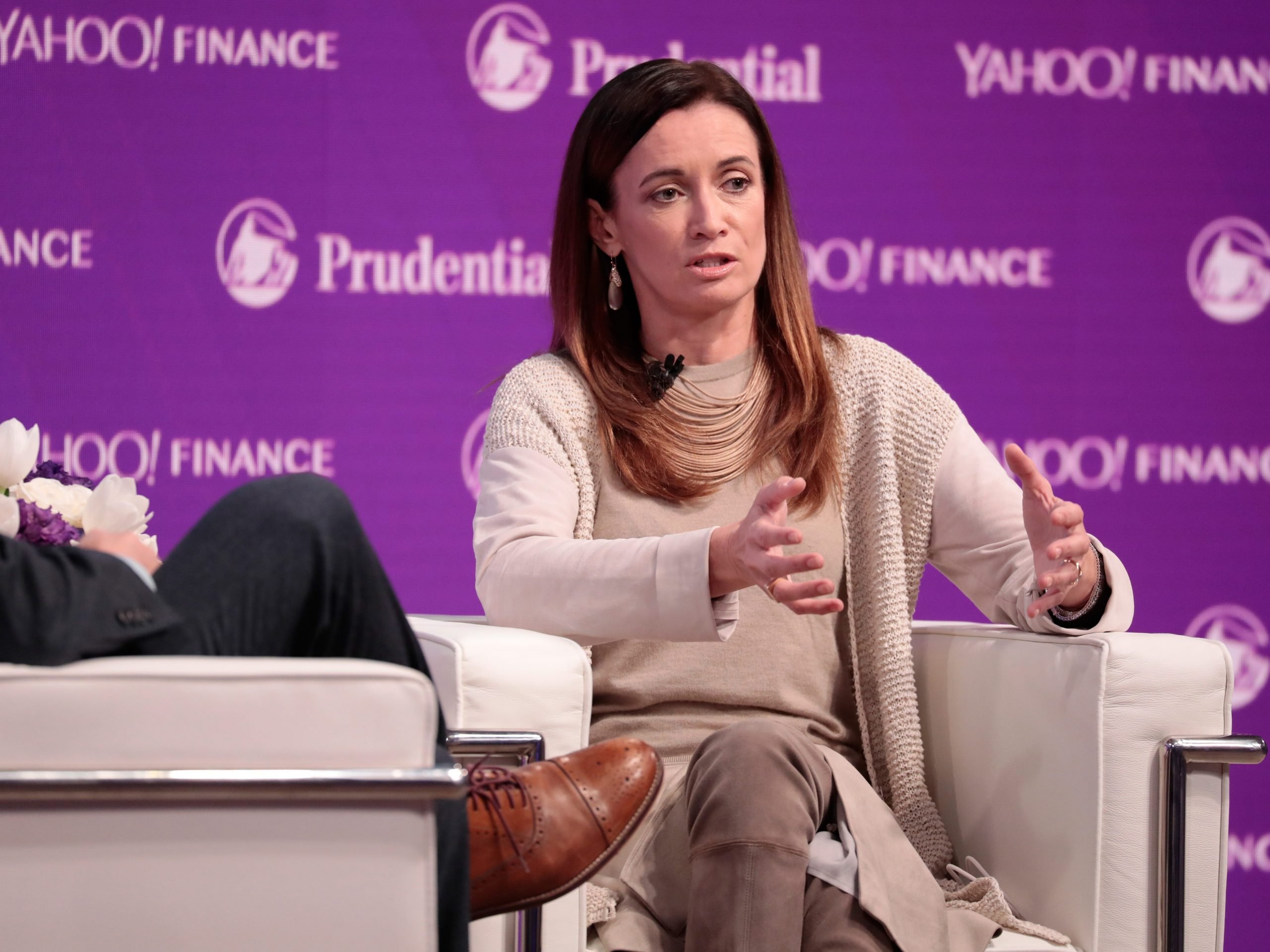 NEW YORK, NY - OCTOBER 25: Digital Asset CEO Blythe Masters speaks onstage at Yahoo Finance All Markets Summit on October 25, 2017 in New York City. (Photo by Cindy Ord/Getty Images for Yahoo)