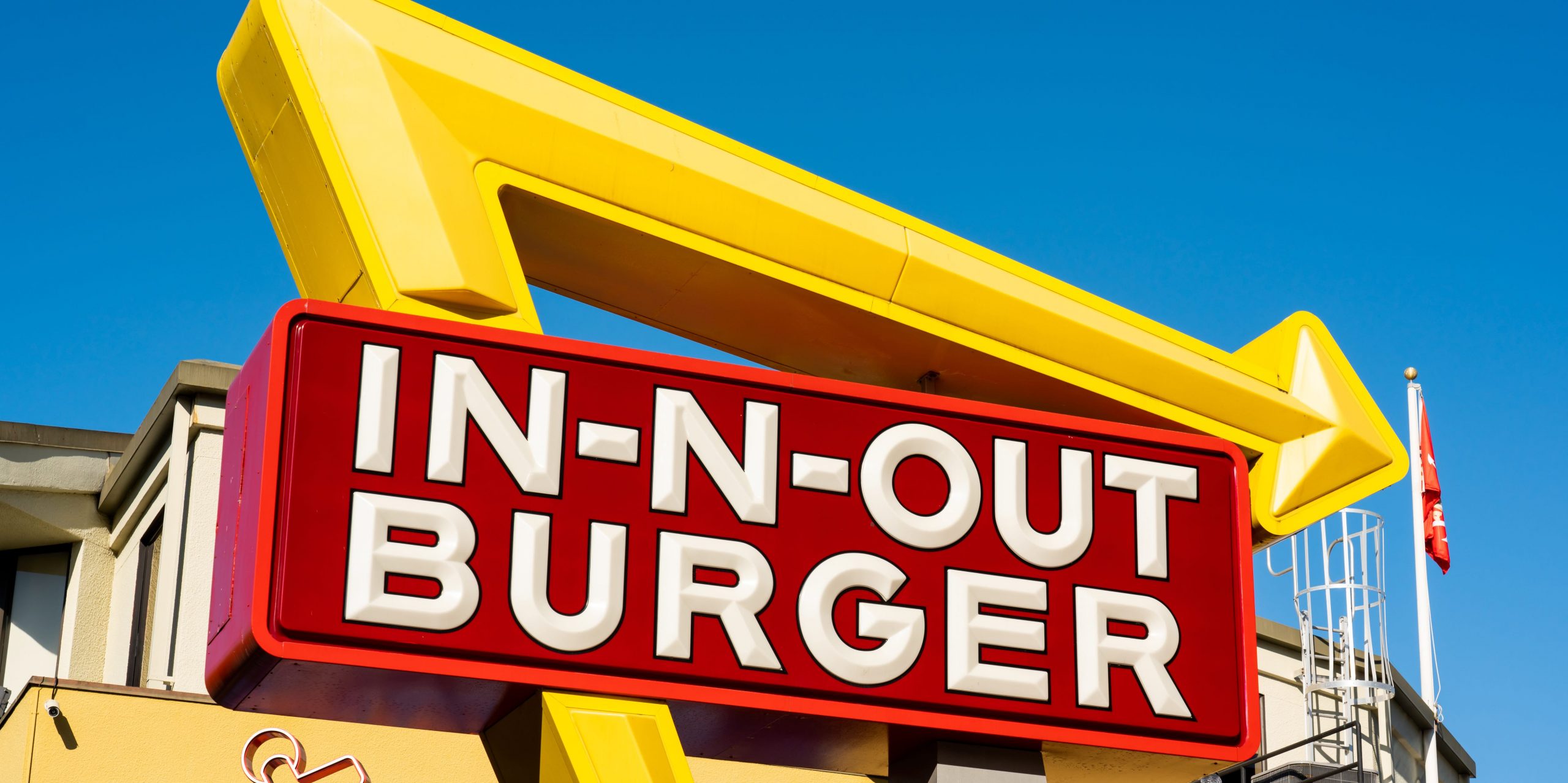 An In-N-Out Burger sign.