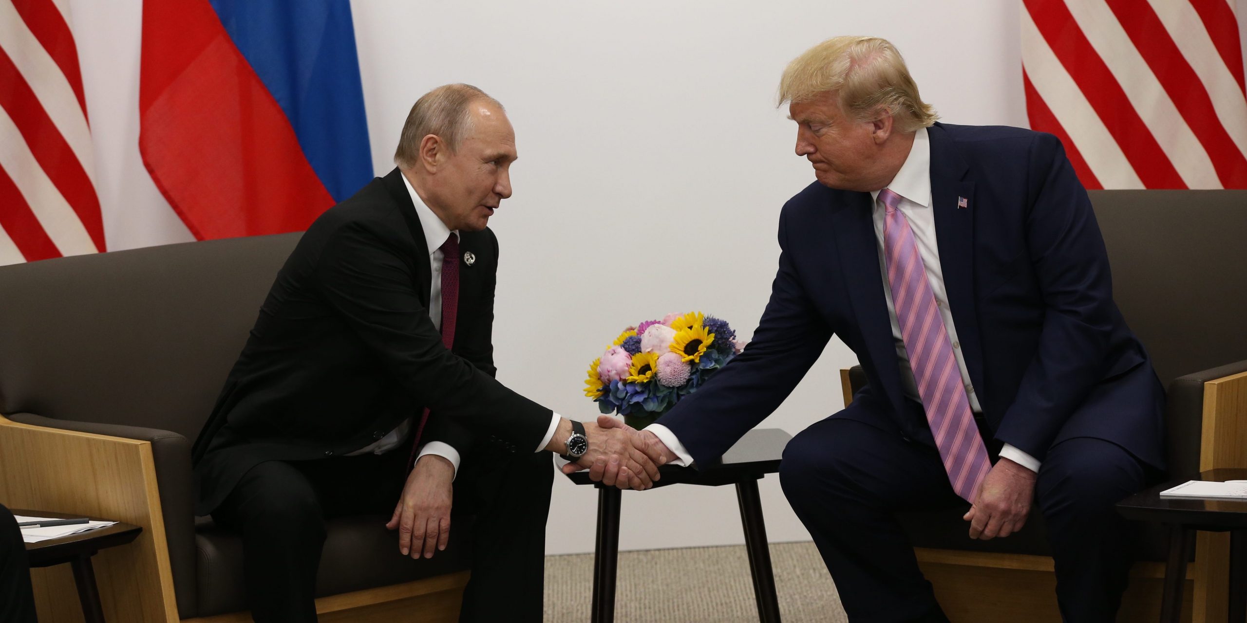 Former President Donald Trump and Russian President Vladimir Putin