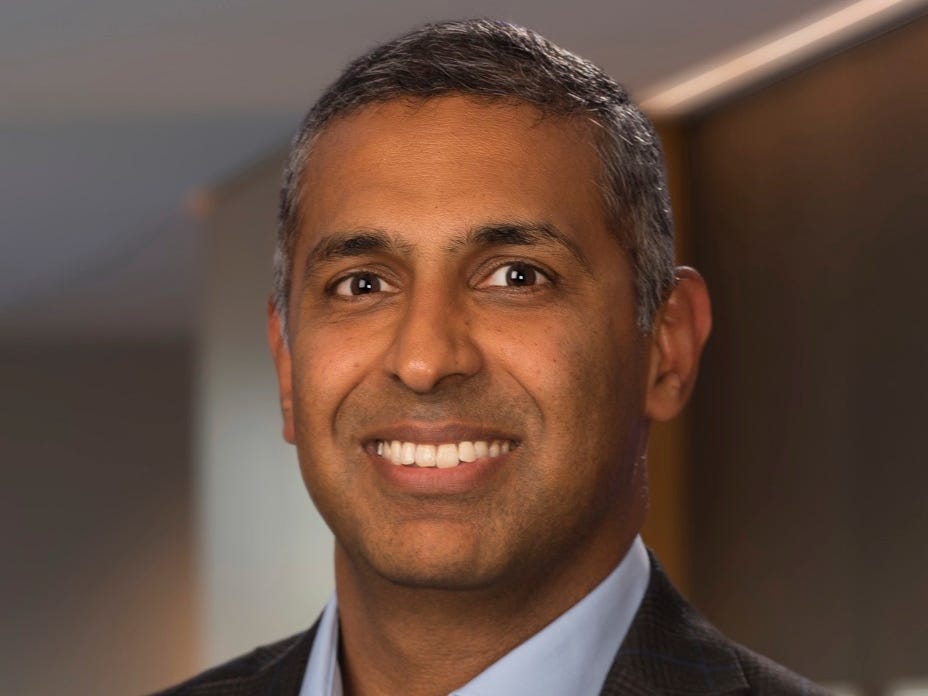 Headshot of Hari Moorthy, global head of transaction banking at Goldman Sachs