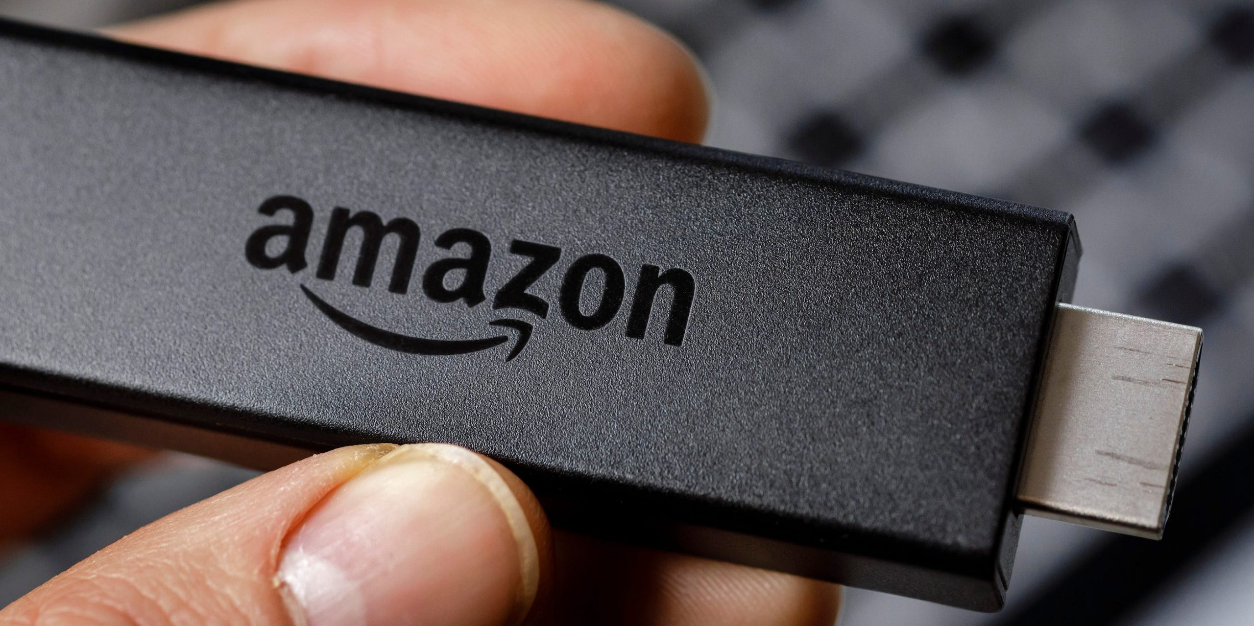 An Amazon Fire TV Stick.