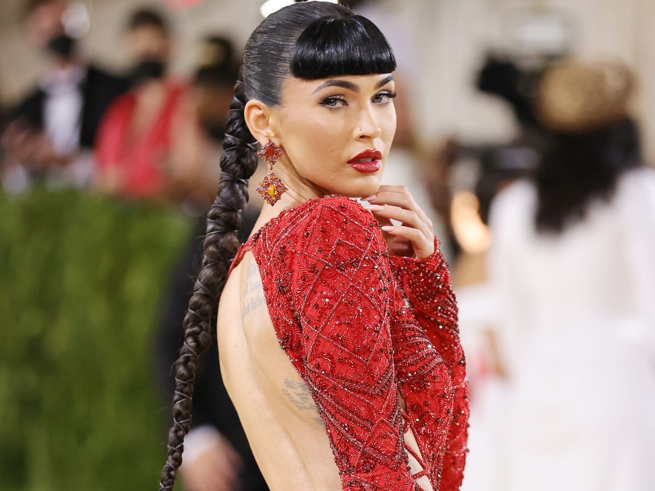 Megan Fox at the 2021 Met Gala.