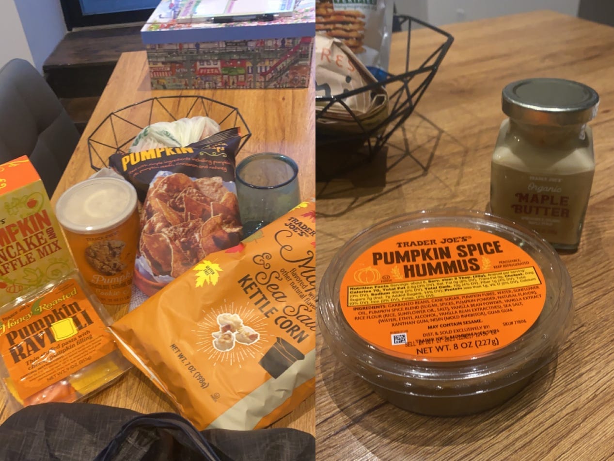 trader joe's pumpkin feast