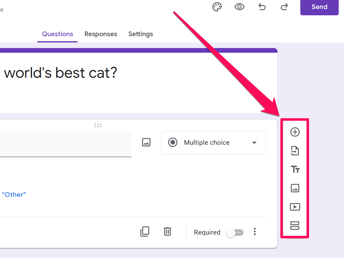 google forms survey question tools