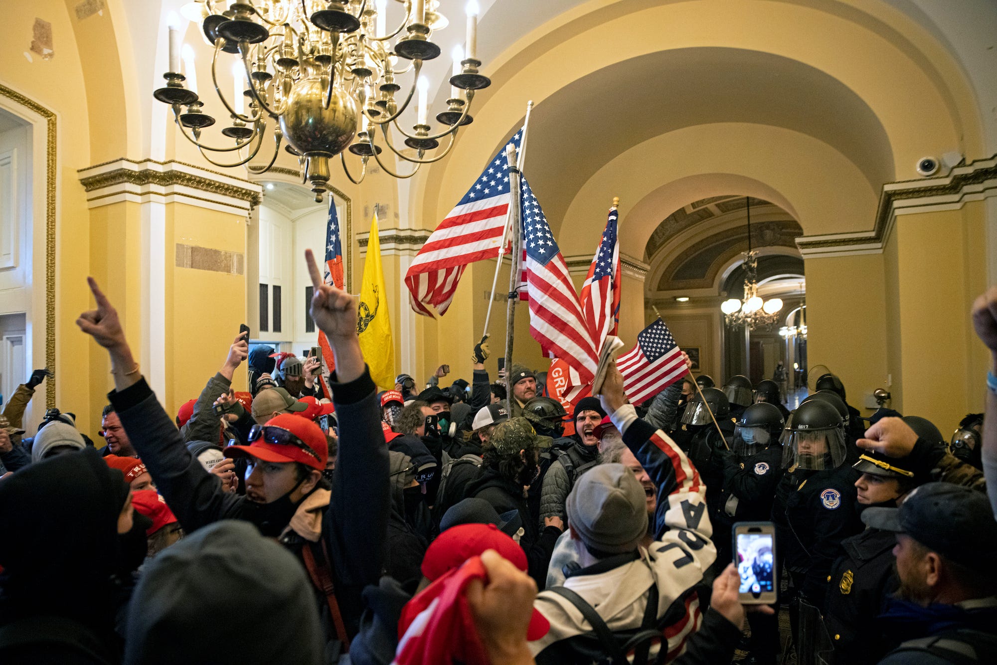 Insurrectionists in the Capitol