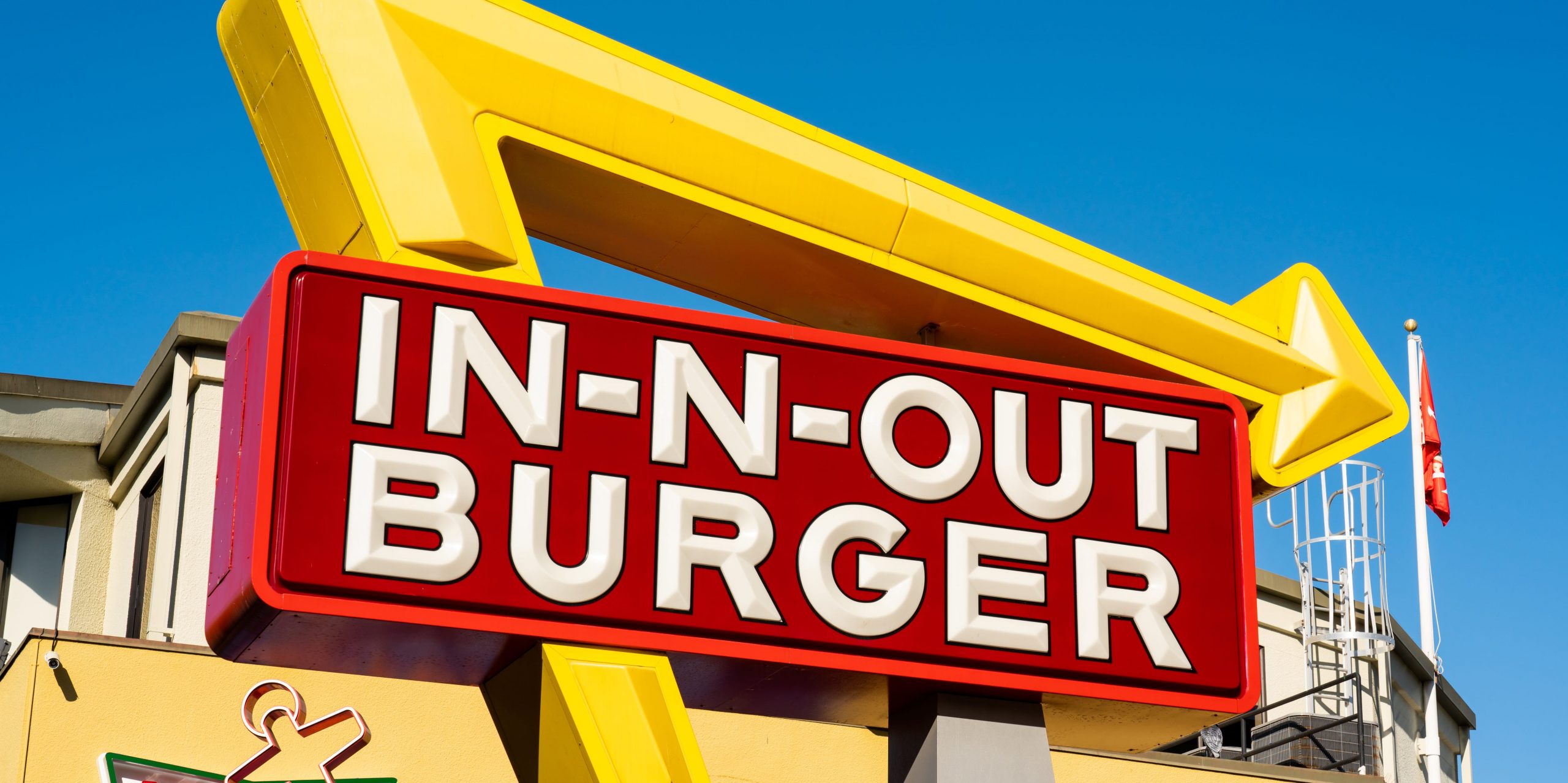 An In-N-Out Burger sign.