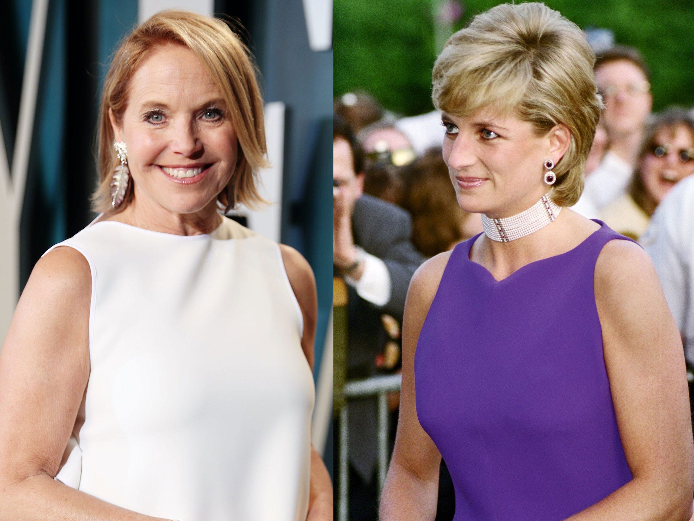 Katie Couric and Princess Diana