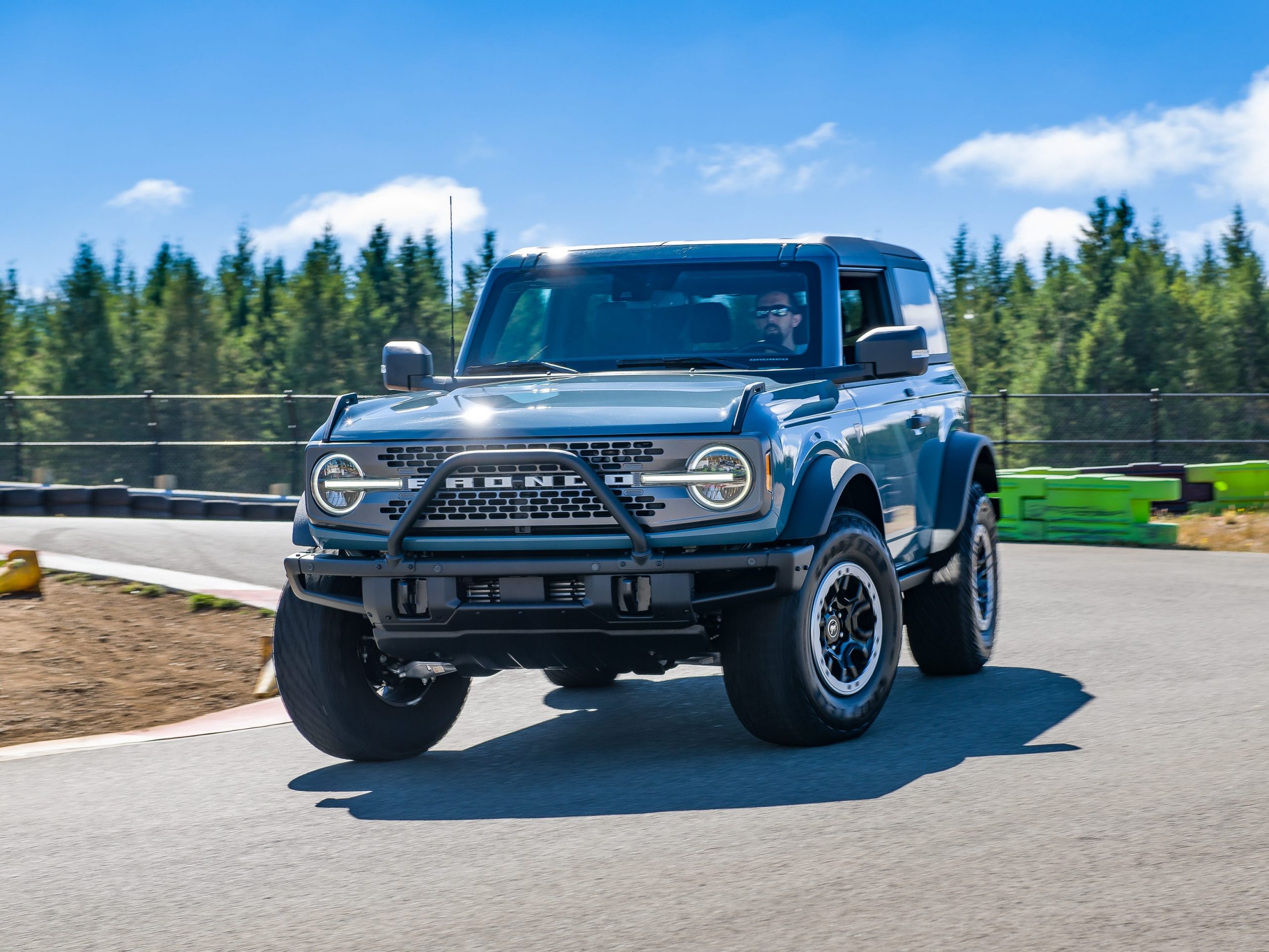 The 2021 Ford Bronco Badlands at Mudfest.