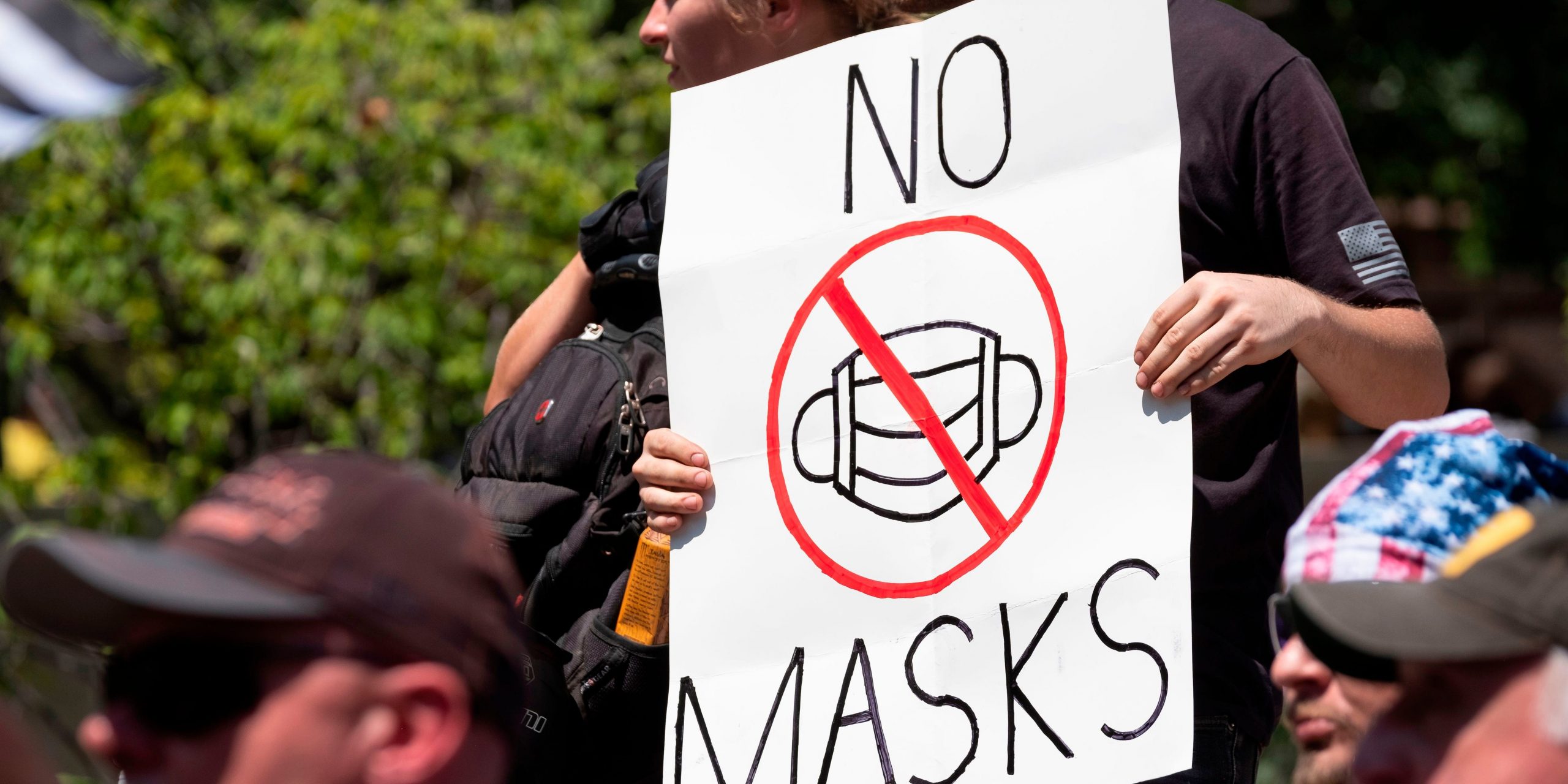 anti mask protest