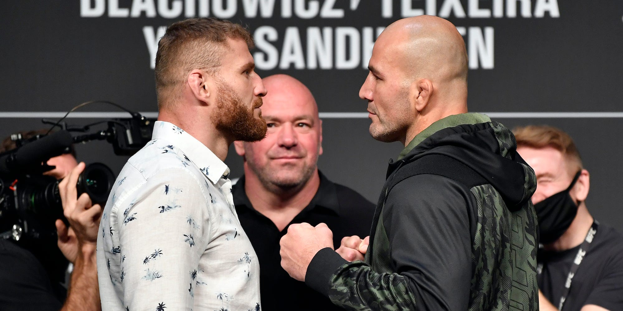 Jan Blachowicz faces off Thursday against his UFC light heavyweight title challenger Glover Teixeira.