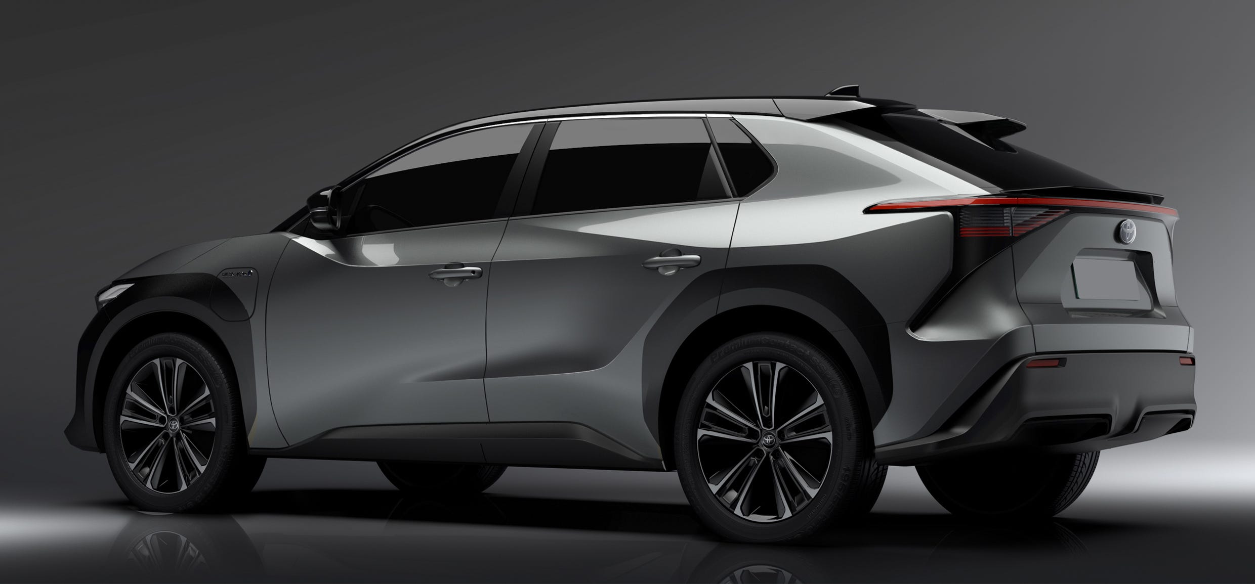 The Toyota BZ4X electric SUV.