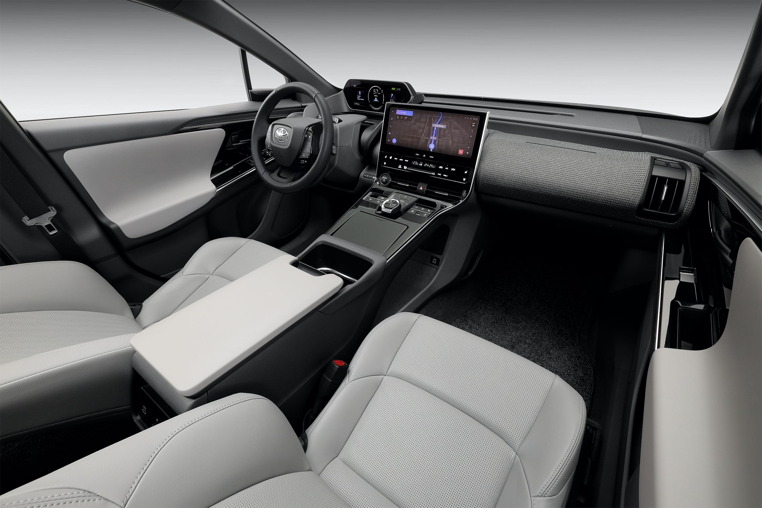 The Toyota BZ4X electric SUV.