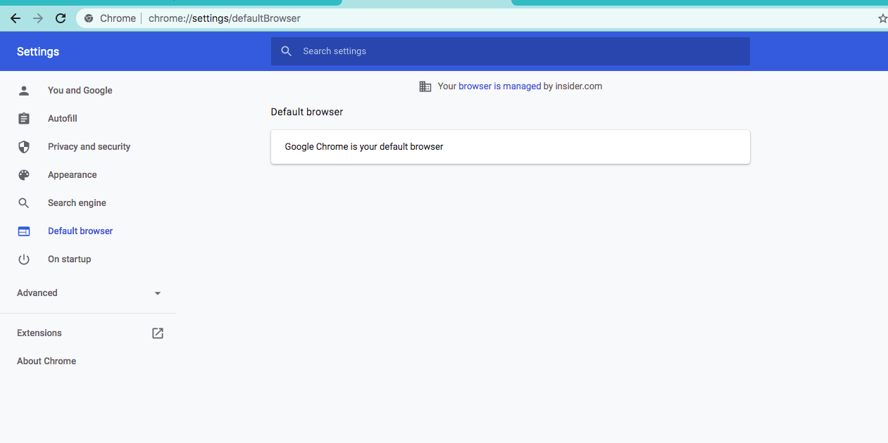 default browser google chrome