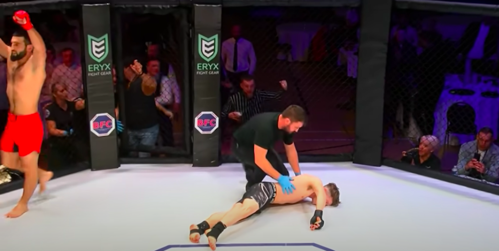 Ben Doster was knocked out in the worst way possible.