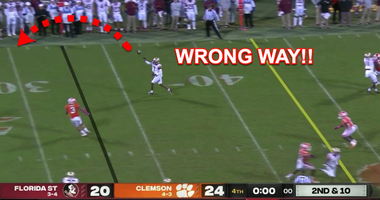Clemson Florida State Bad Beat