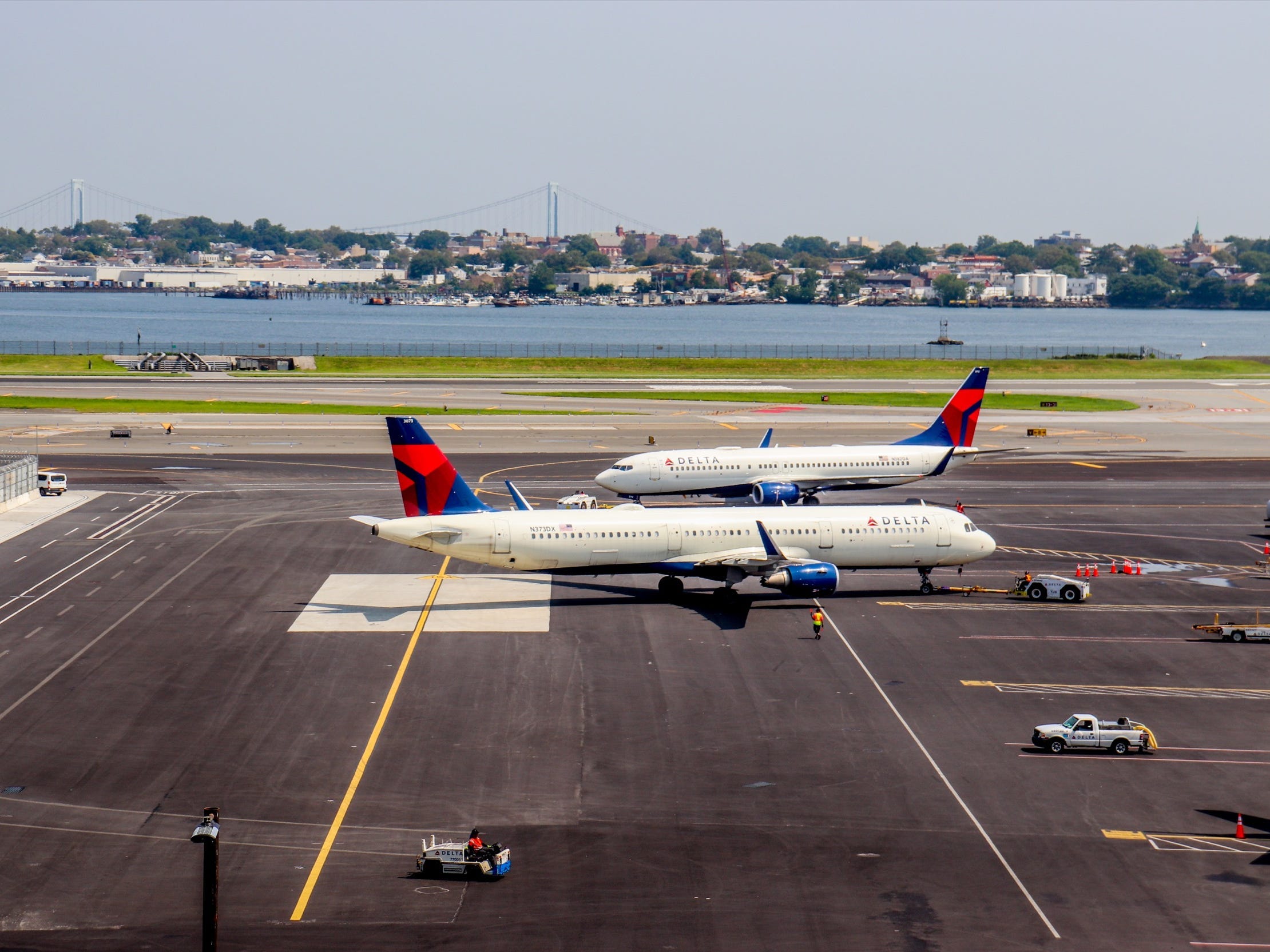 Touring Delta Air Lines' new terminal at LaGuardia Airport  - Delta Hard Hat Tour 2021