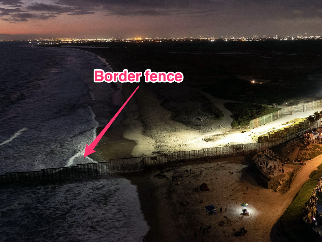 San Diego border fence