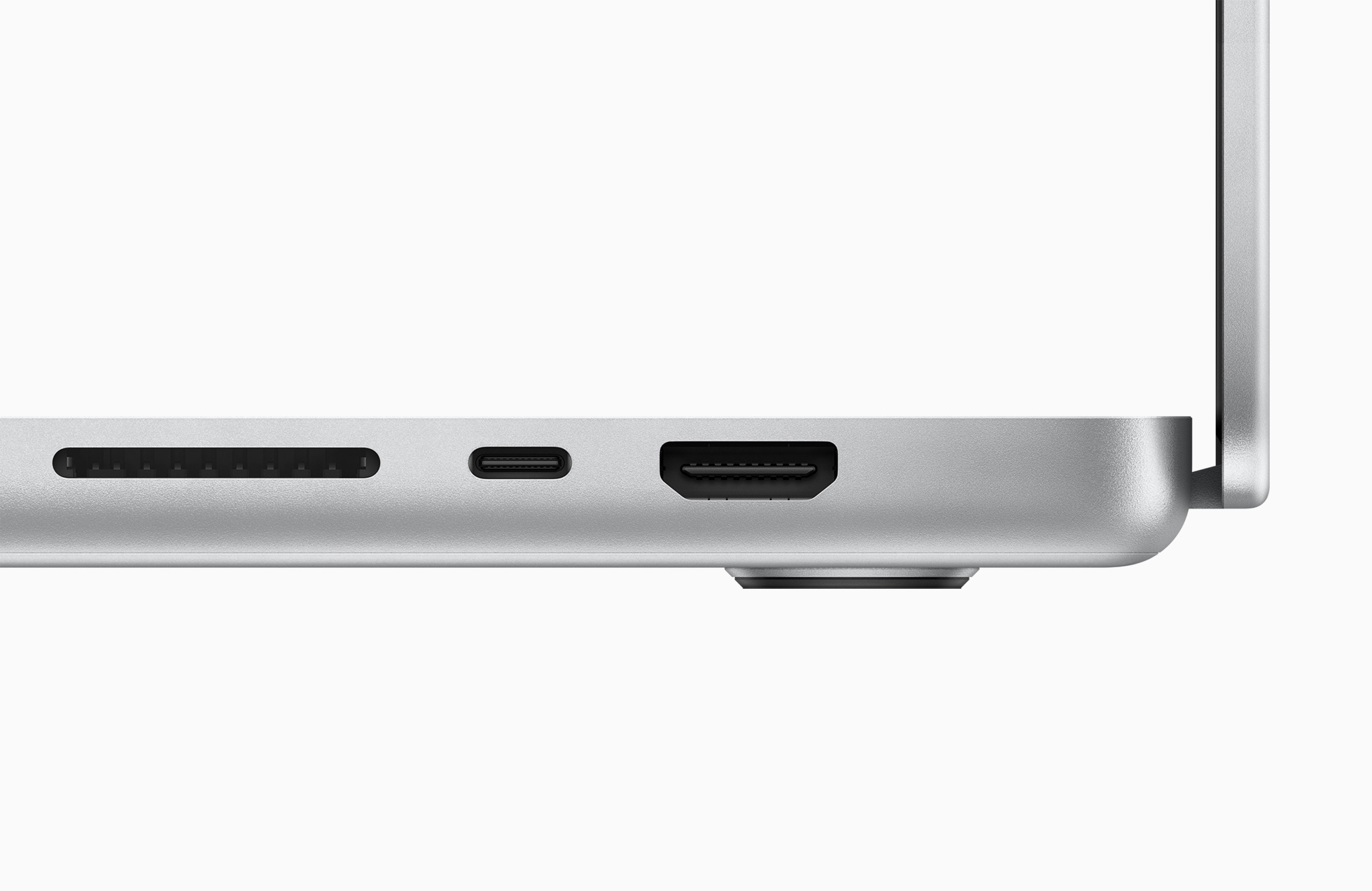 Apple MacBook Pro poorten. Afbeelding: Apple