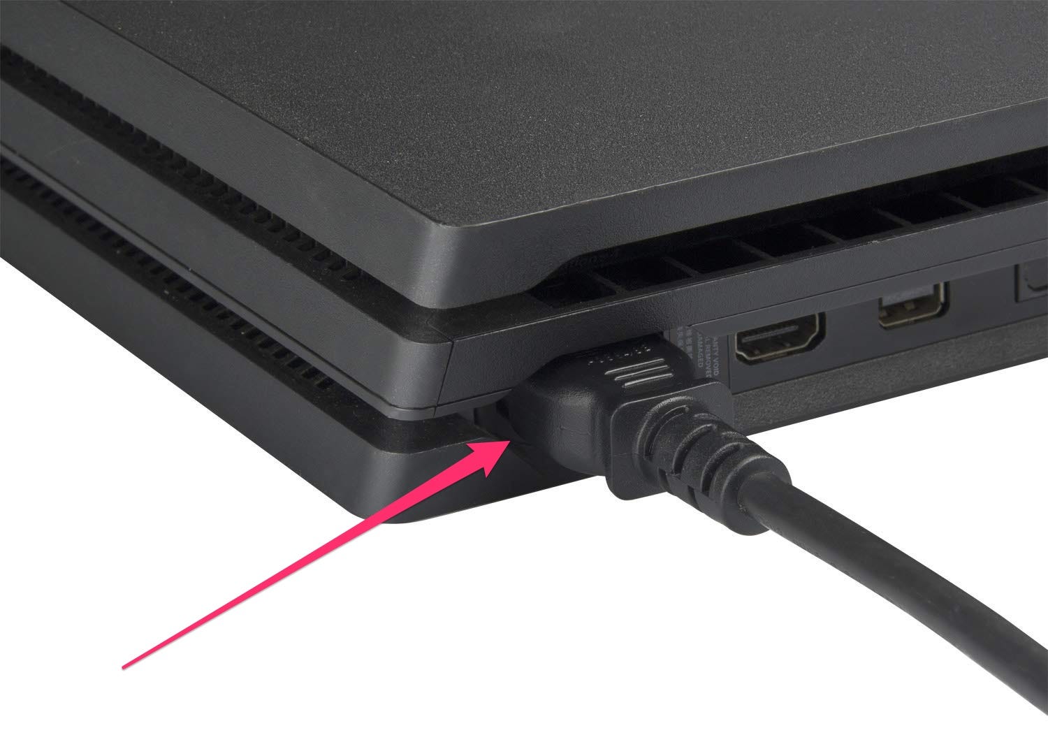 image of power cord on PS4