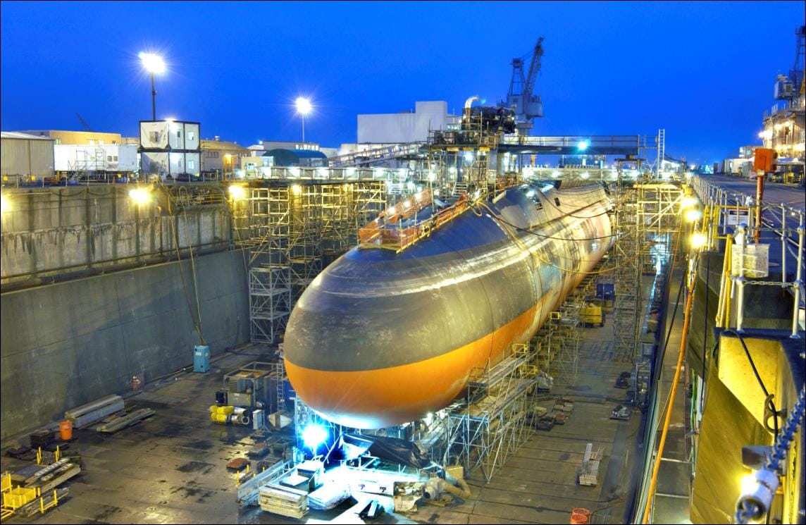 Navy submarine Ohio SSGN conversion